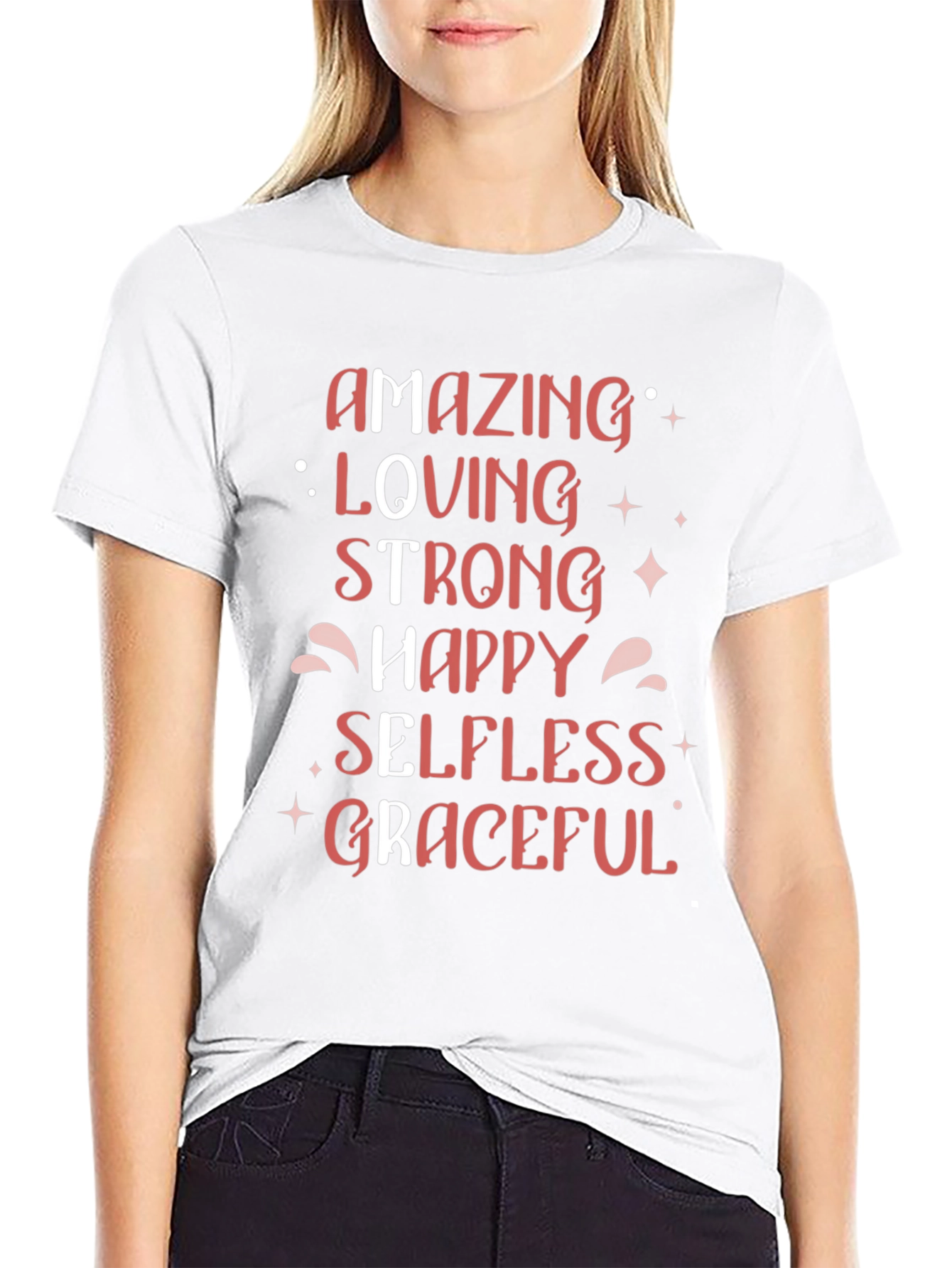 Amazing Loving Strong Womens T-Shirt