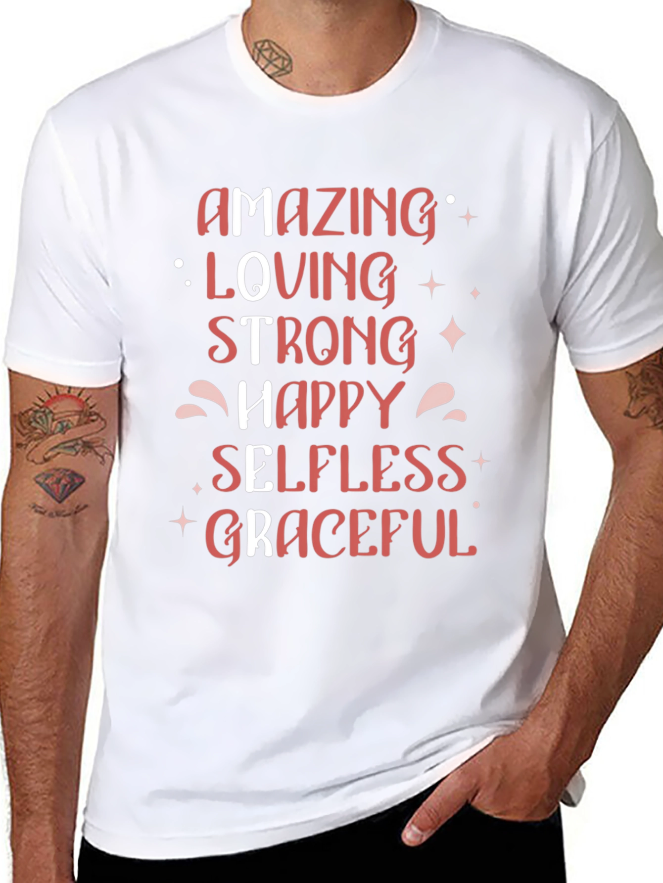 Amazing Loving Strong Womens T-Shirt
