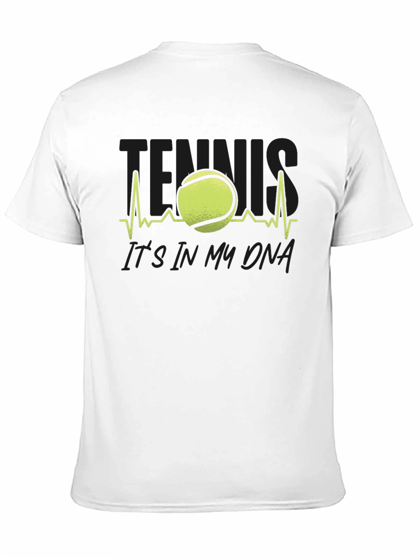 Tennis DNA Black Graphic T-Shirt