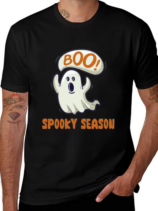 Spooky Season Boo! Ghost T-Shirt - Halloween Tee