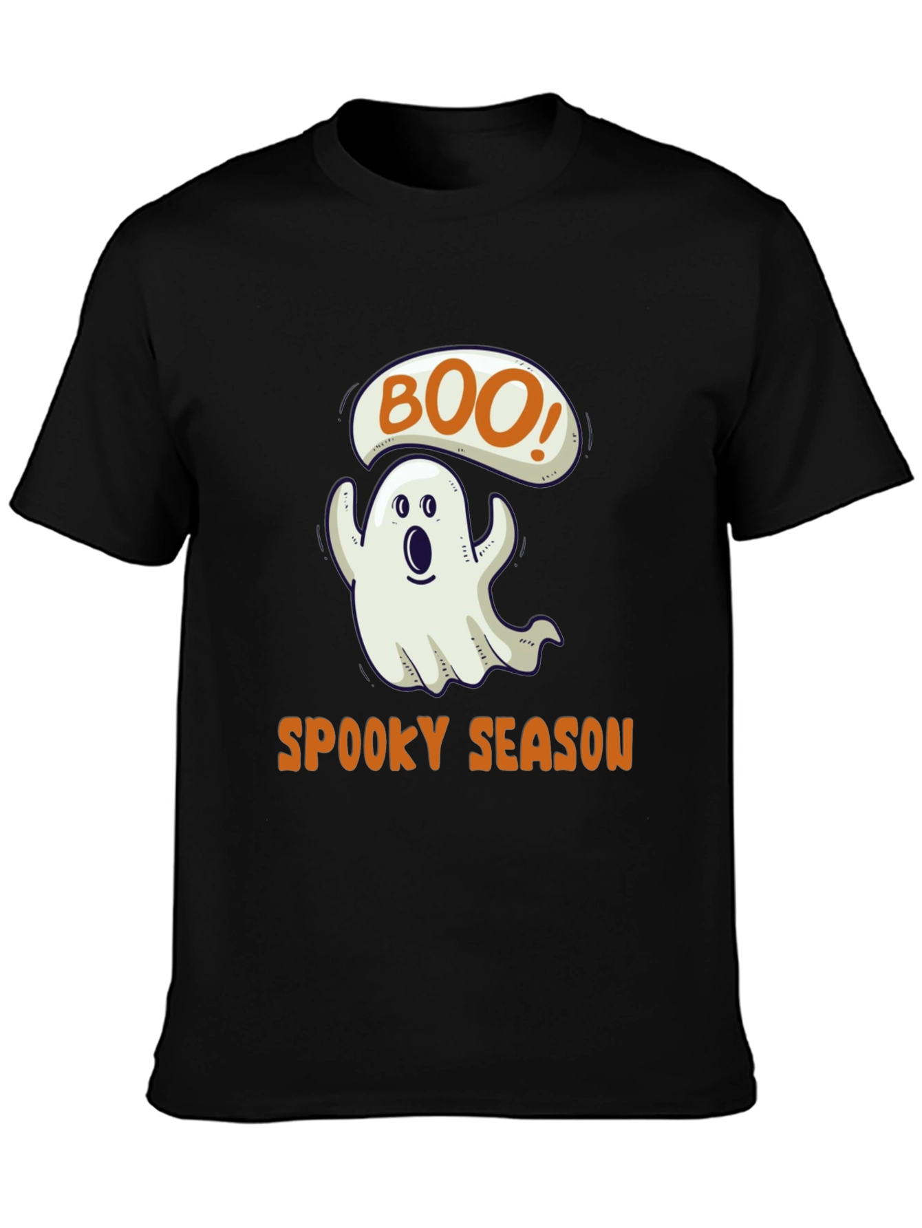 Spooky Season Boo! Ghost T-Shirt - Halloween Tee