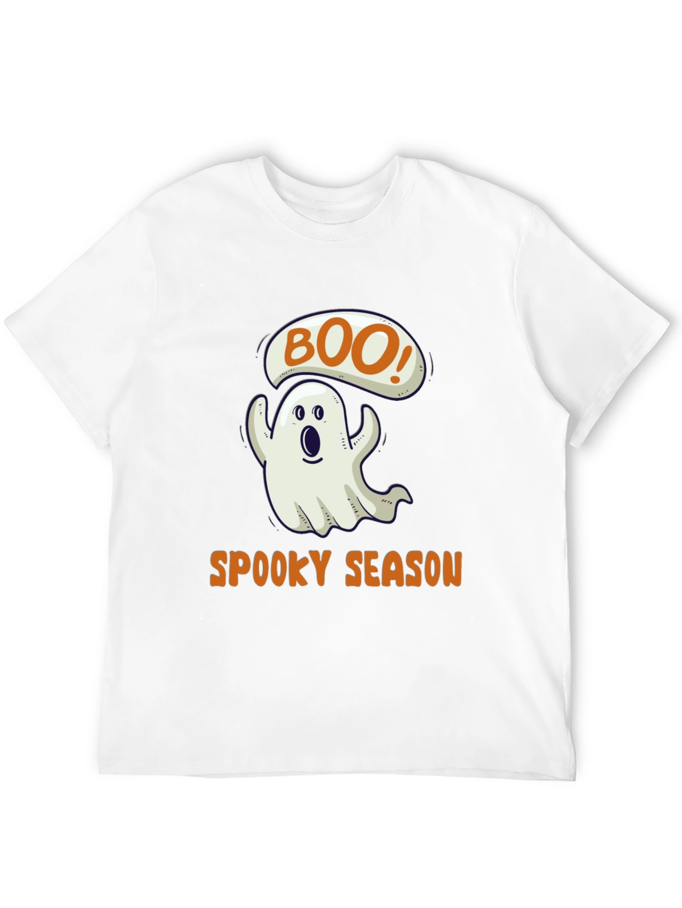 Spooky Season Boo! Ghost T-Shirt - Halloween Tee