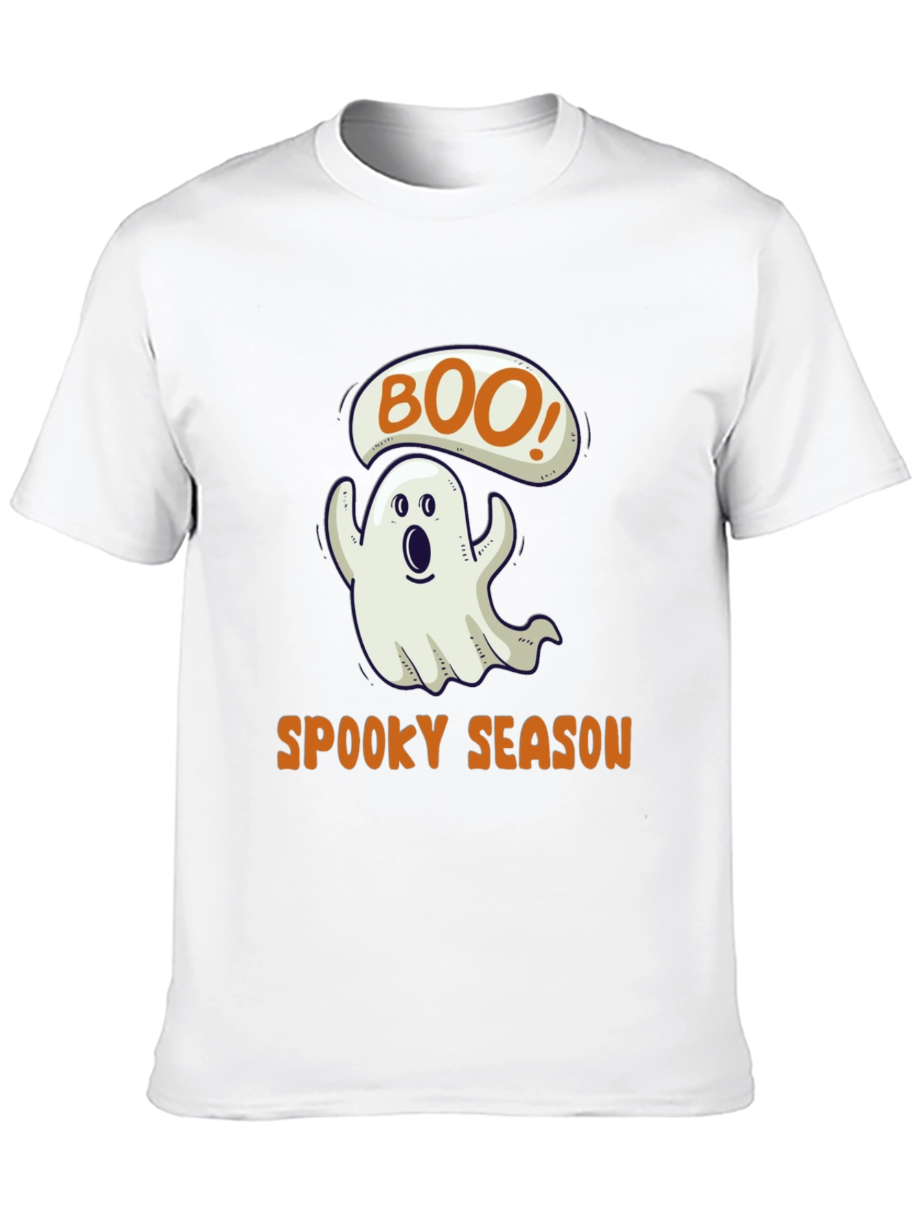 Spooky Season Boo! Ghost T-Shirt - Halloween Tee