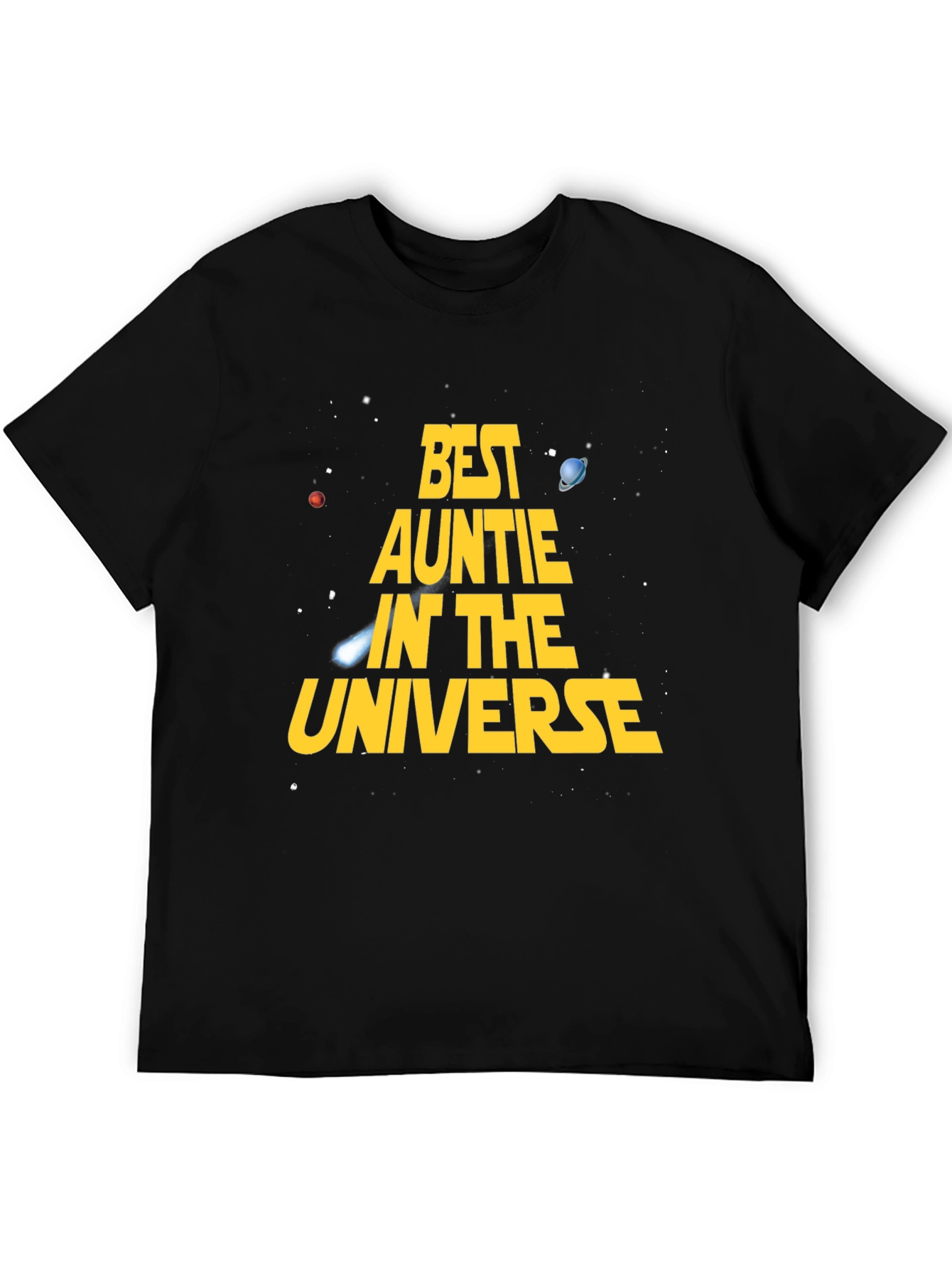 Best Auntie in the Universe T-Shirt Space Design
