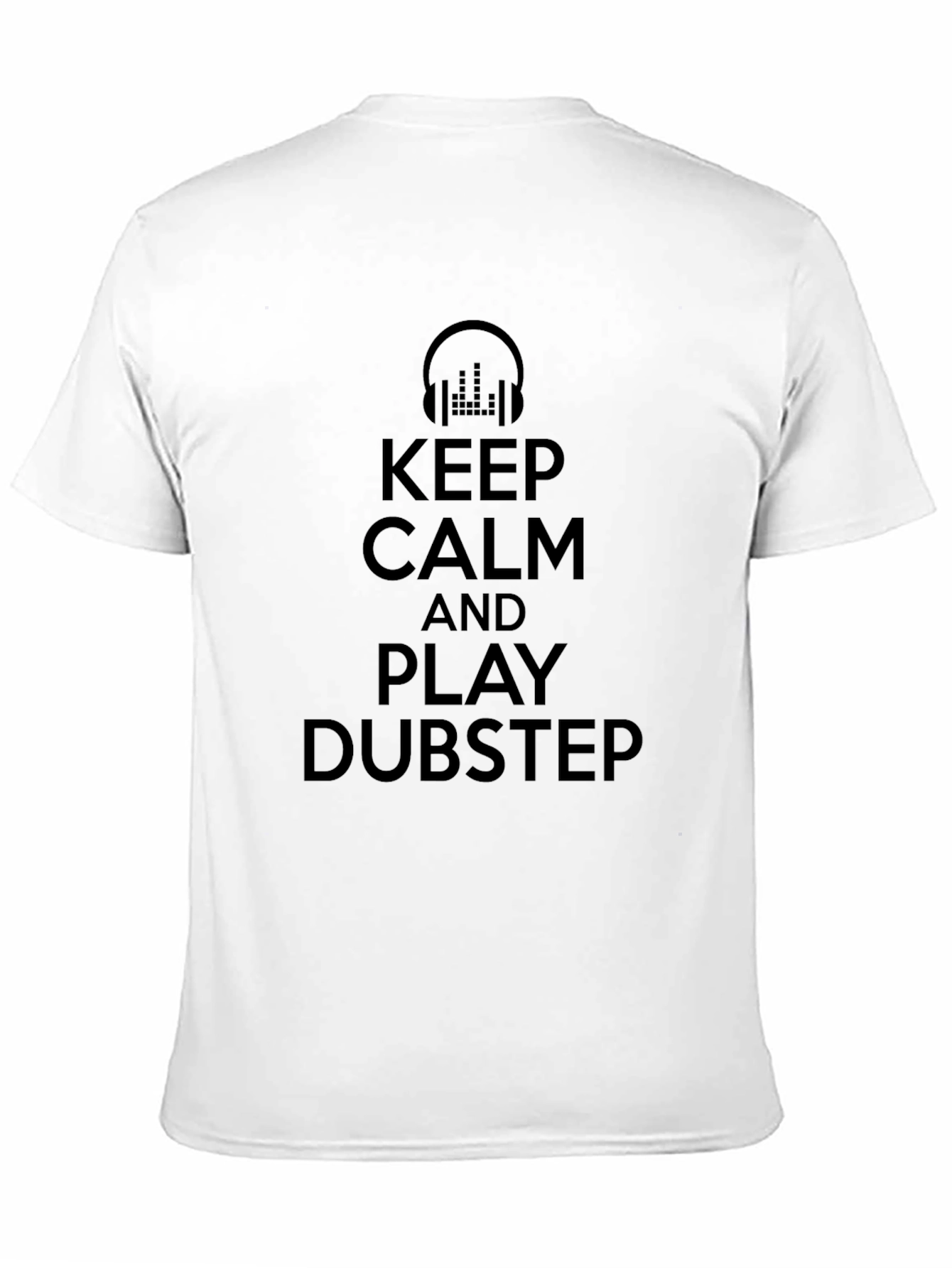 Keep Calm & Play Dubstep Black T-Shirt