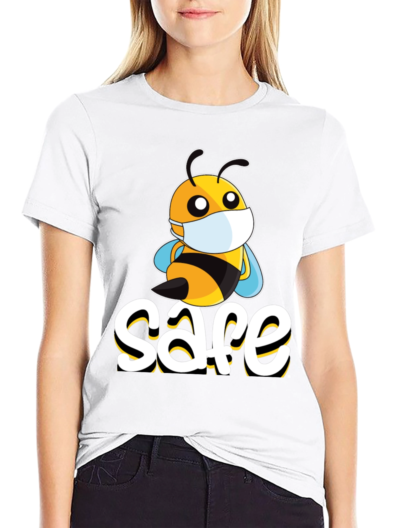 Bee Safe Graphic T-Shirt