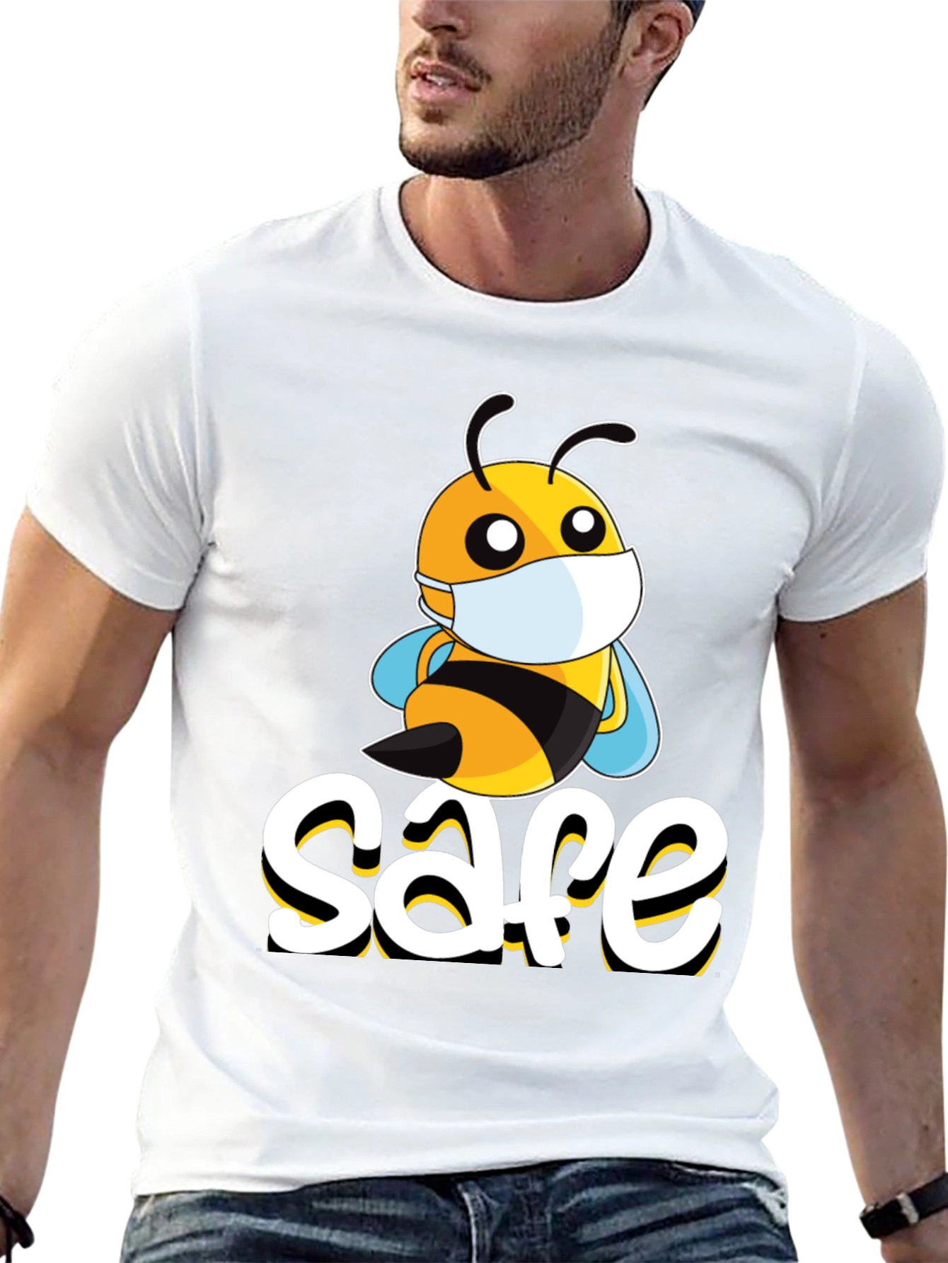 Bee Safe Graphic T-Shirt