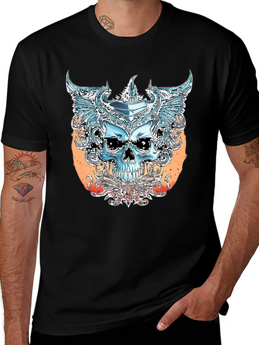 Skull Graphic Tee - Edgy Streetwear