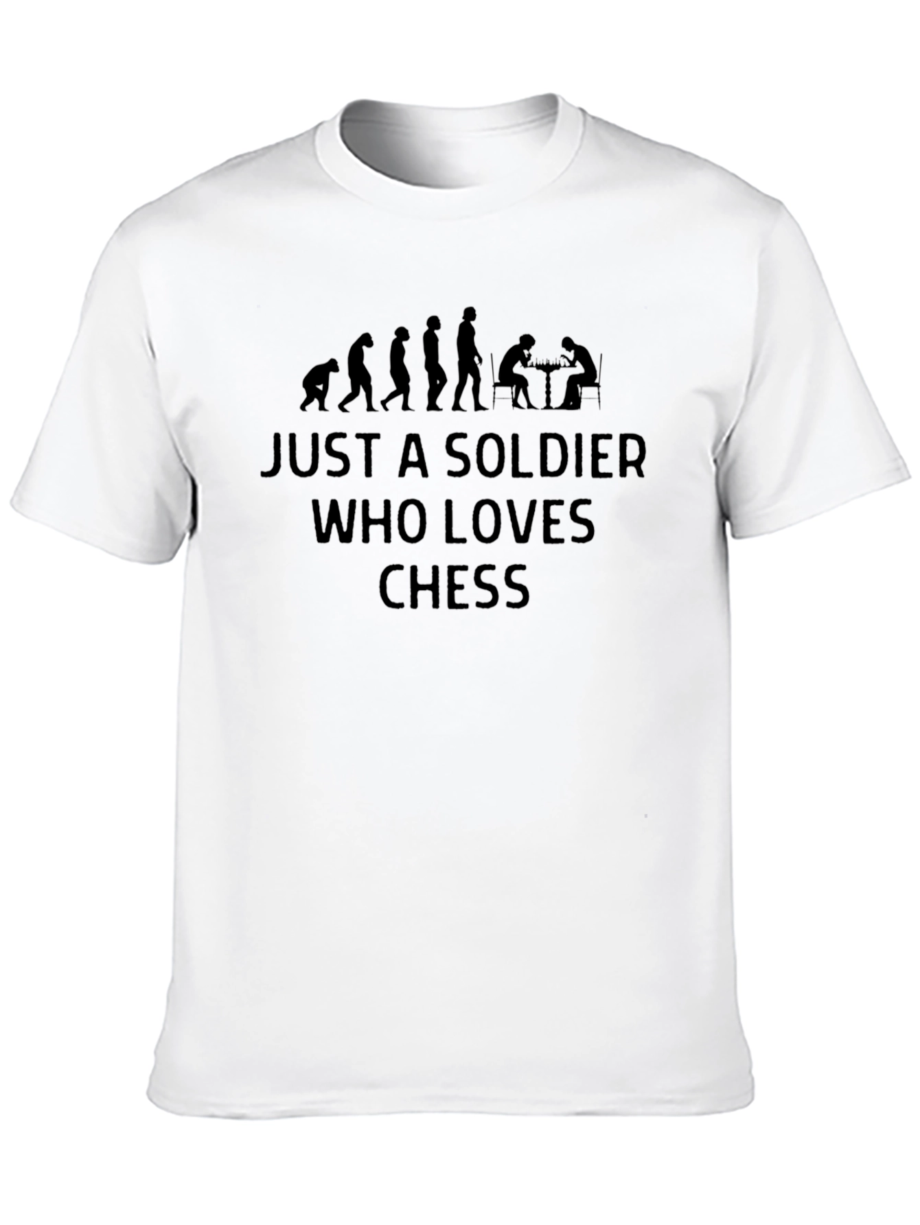 Chess Lover T-Shirt - Soldier Evolution Graphic
