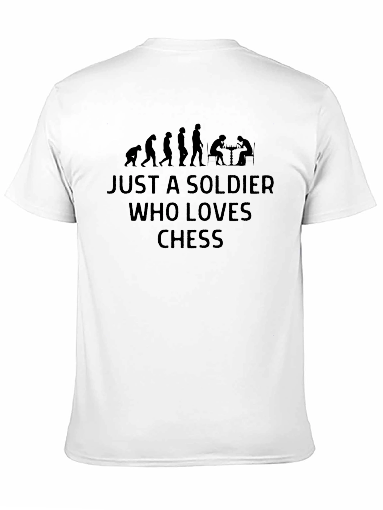 Chess Lover T-Shirt - Soldier Evolution Graphic