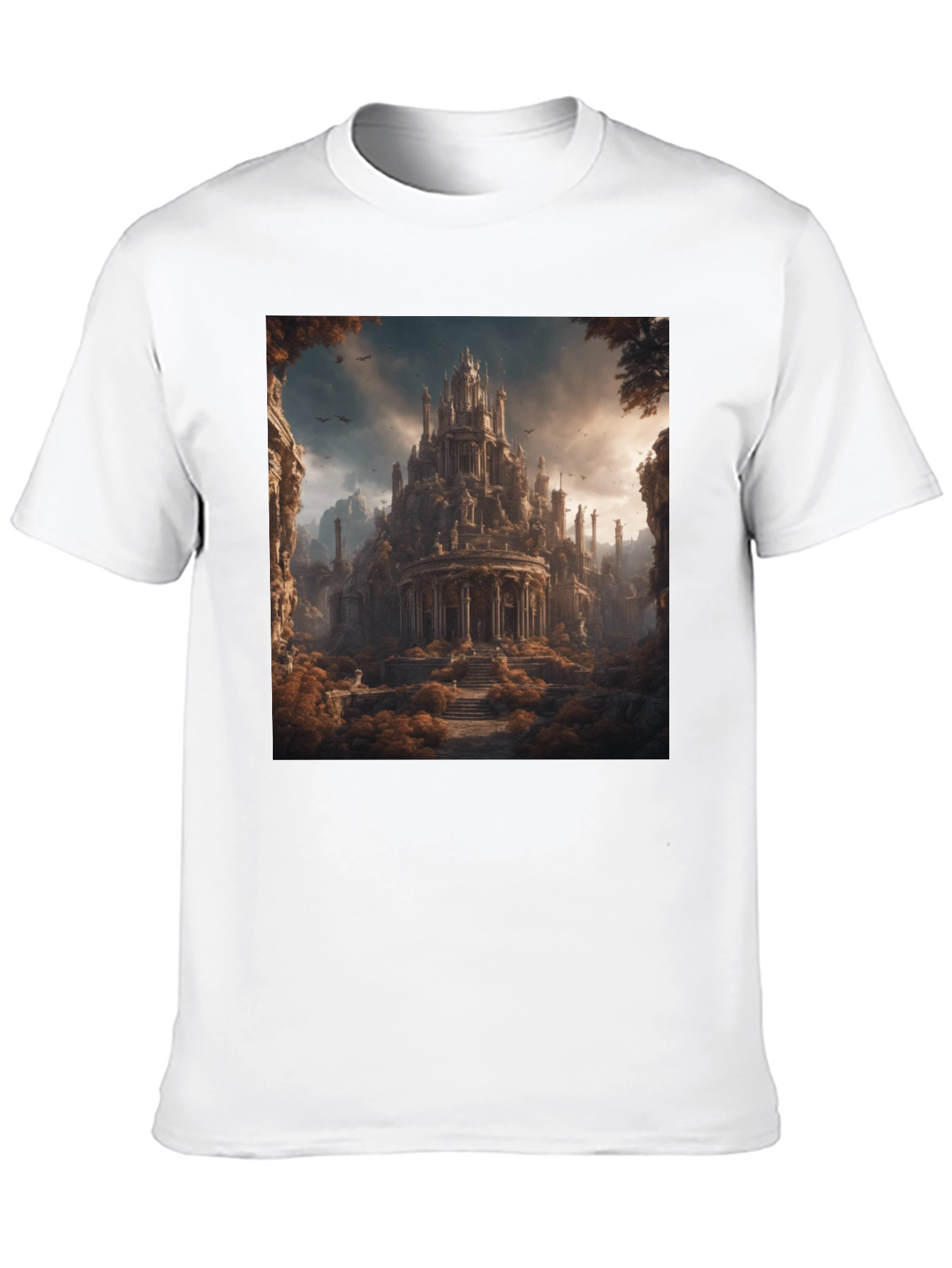 Architectural Castle Art T-Shirt