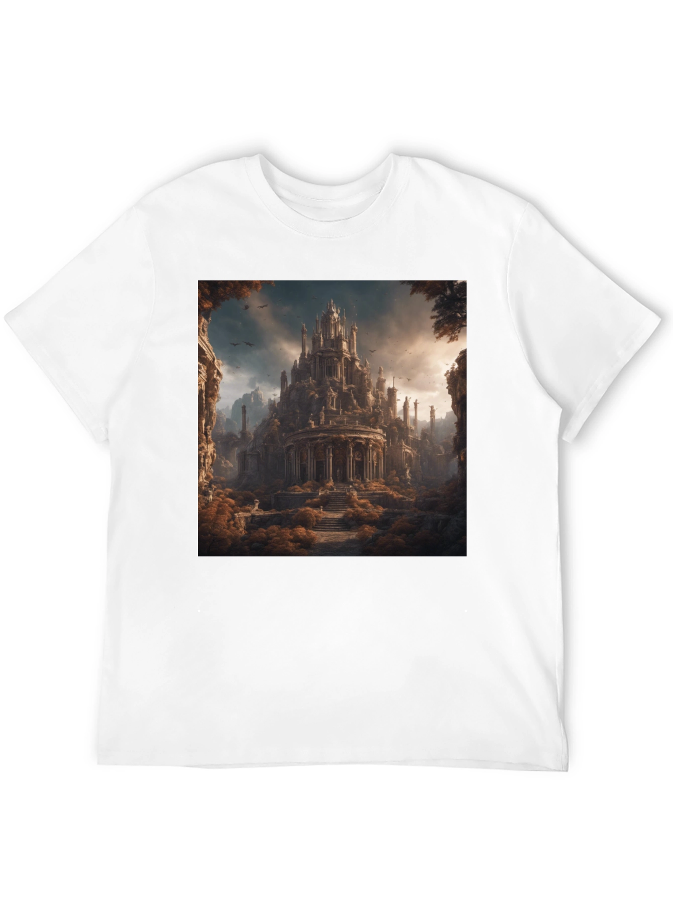 Architectural Castle Art T-Shirt