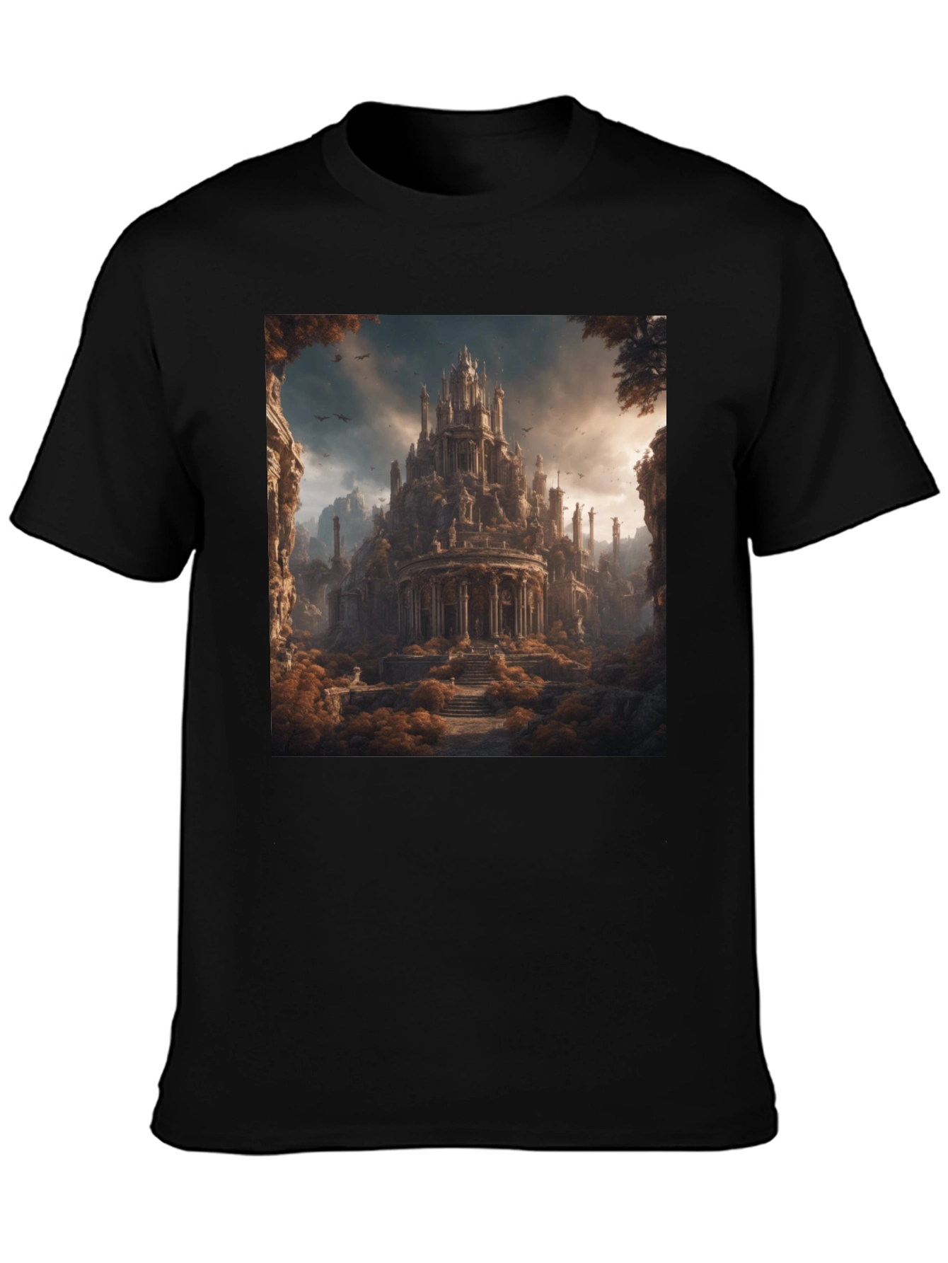 Architectural Castle Art T-Shirt