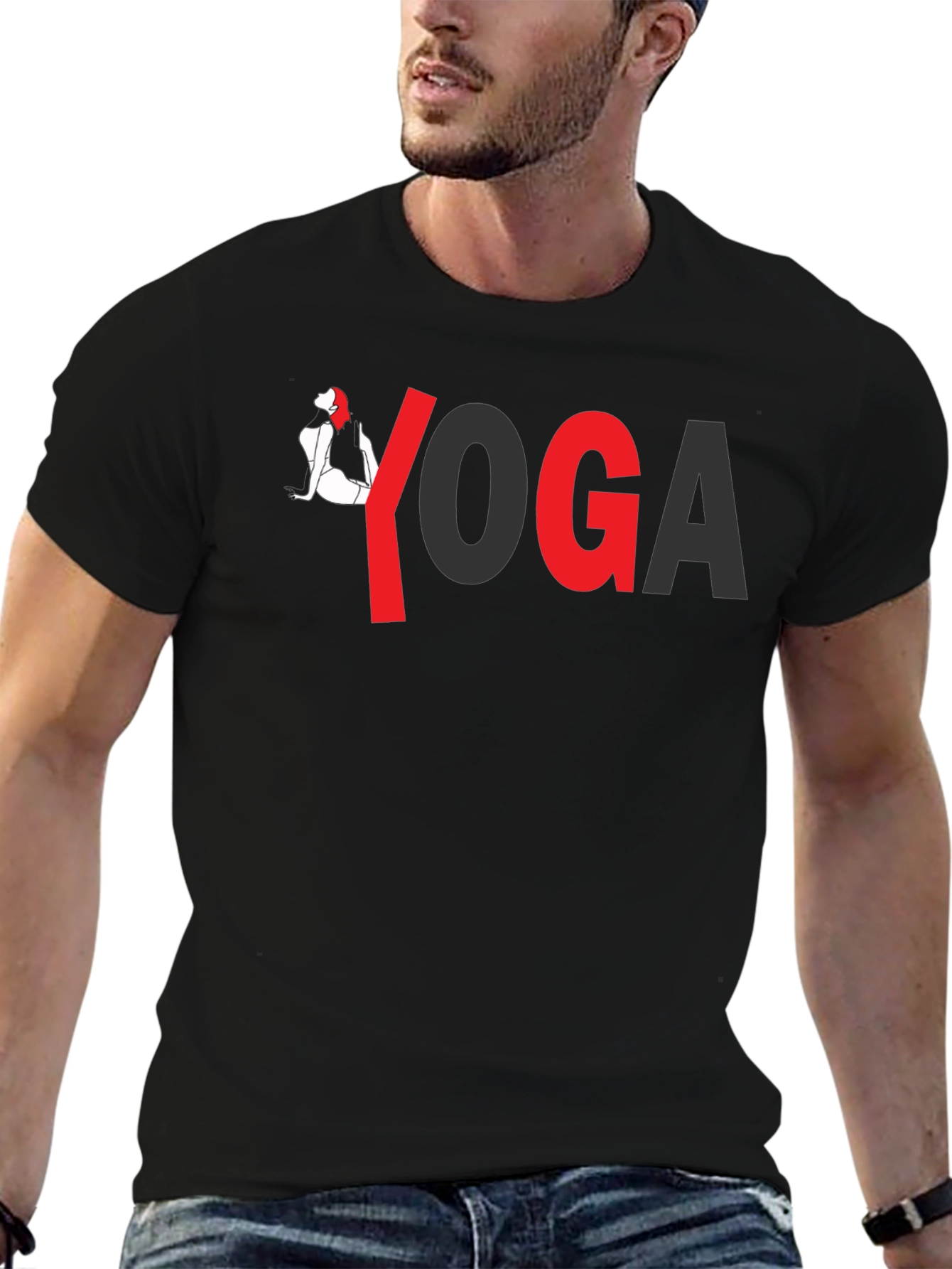 Yoga Graphic T-Shirt for Men