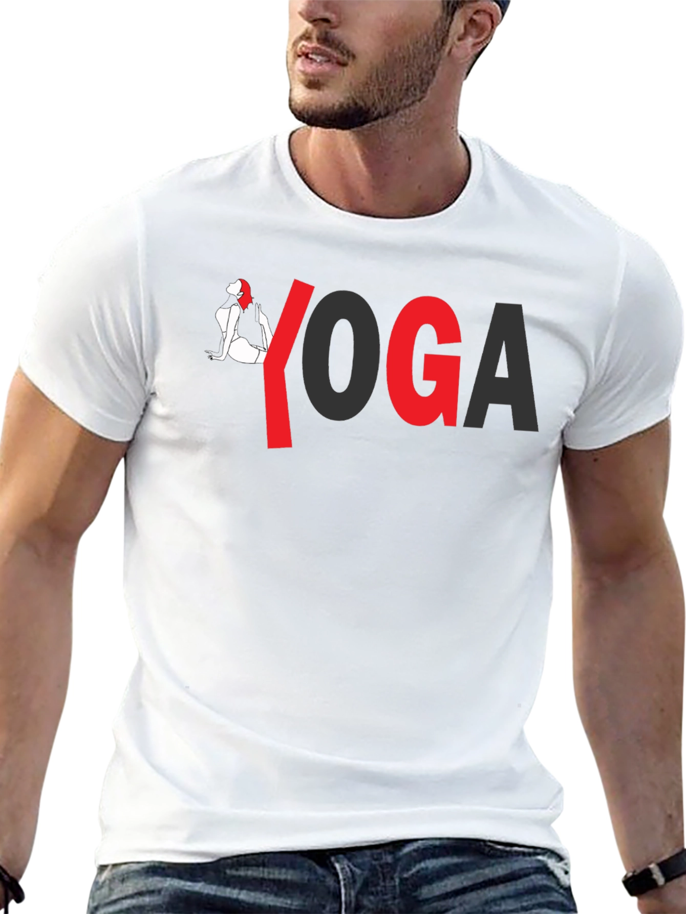 Yoga Graphic T-Shirt for Men