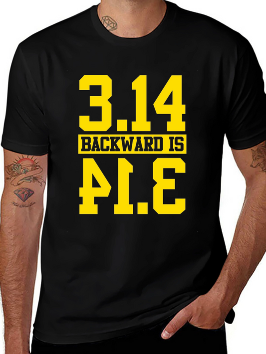 3.14 Backwards Is Pie Funny Math T-Shirt