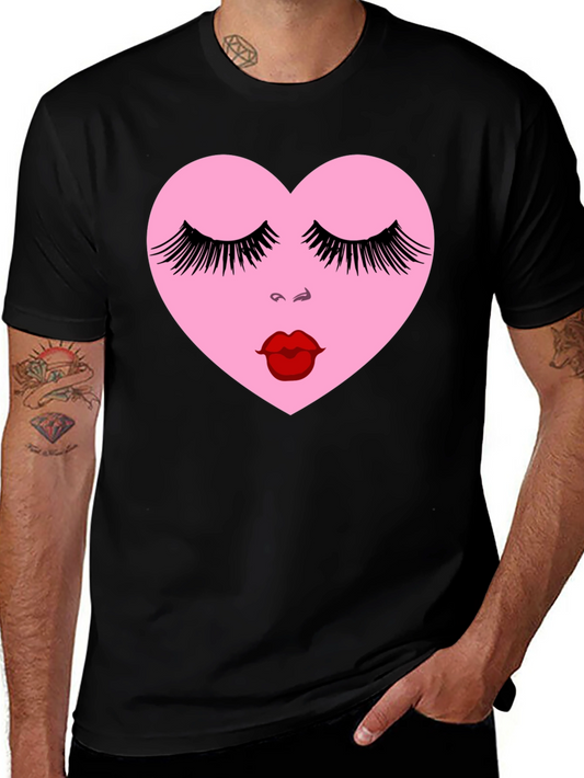 Heart Face Graphic Tee