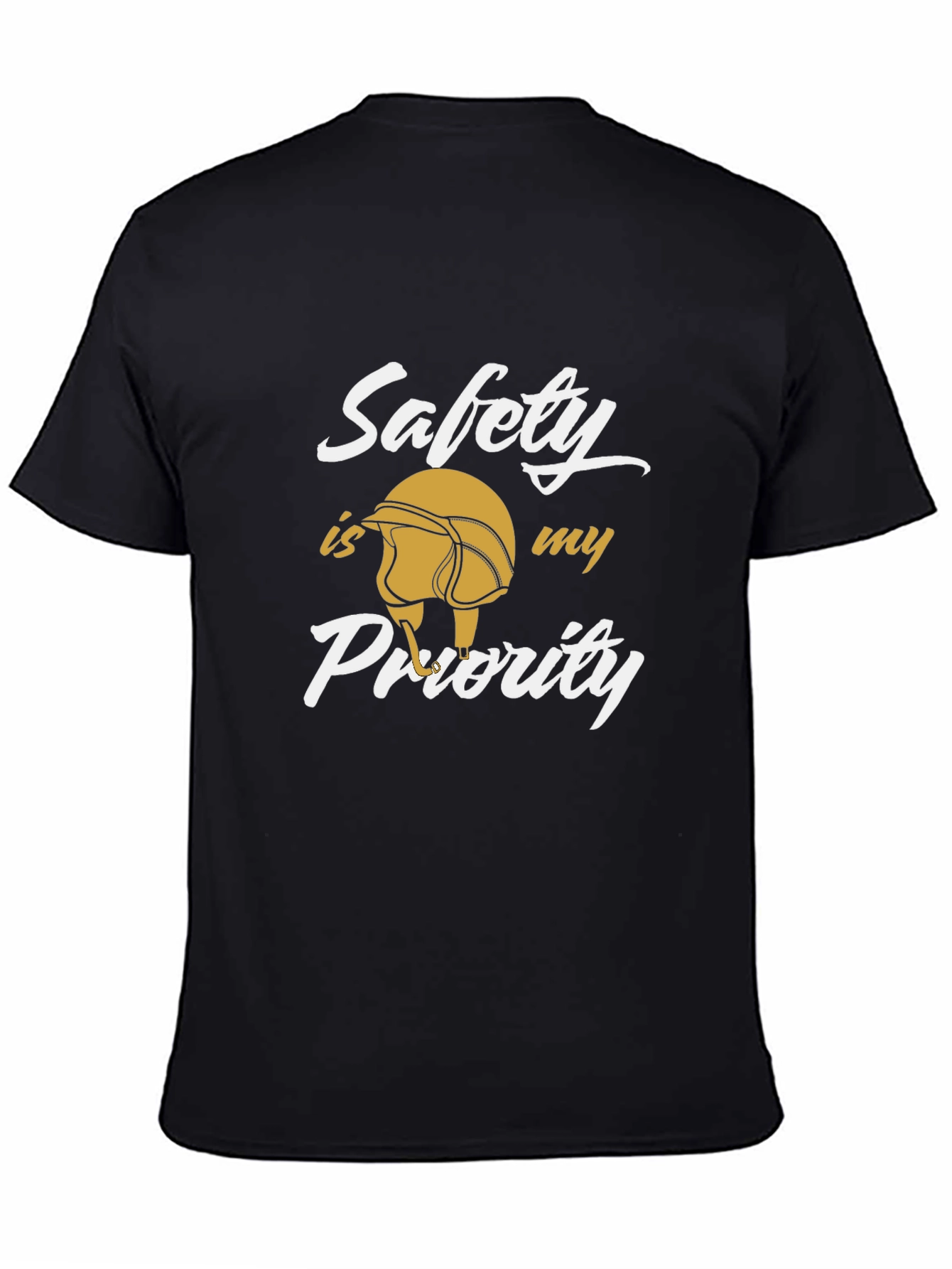 Safety First T-Shirt | Motorcycle Helmet Graphic Tee