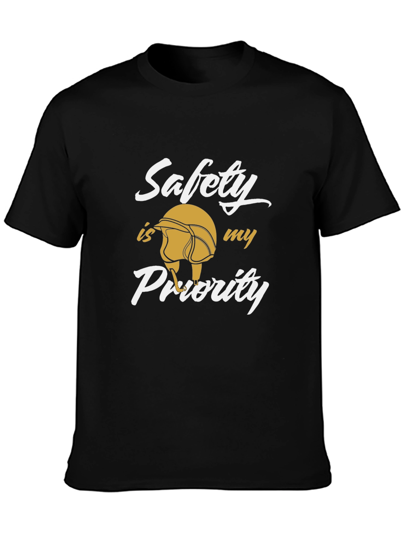 Safety First T-Shirt | Motorcycle Helmet Graphic Tee