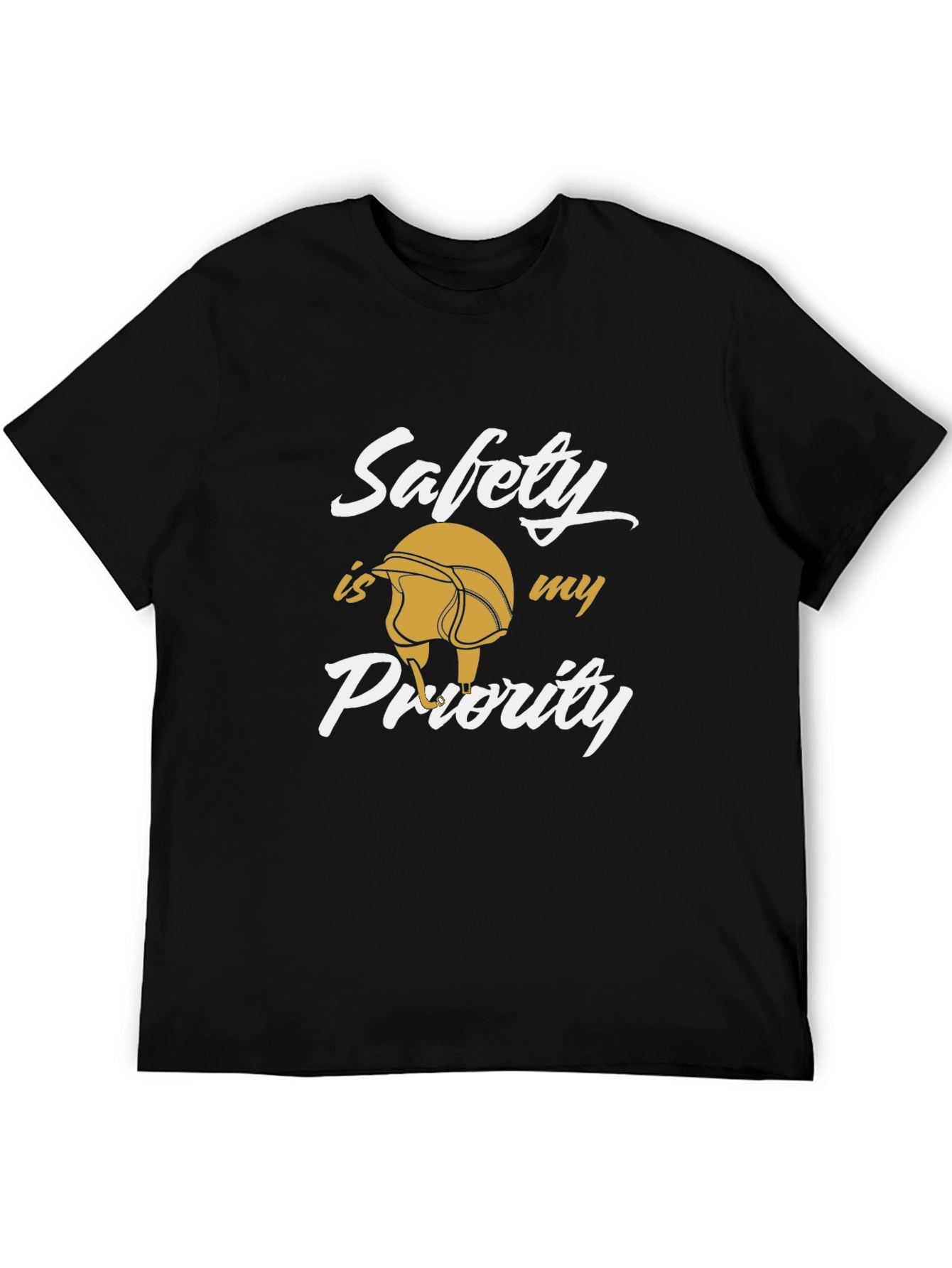 Safety First T-Shirt | Motorcycle Helmet Graphic Tee