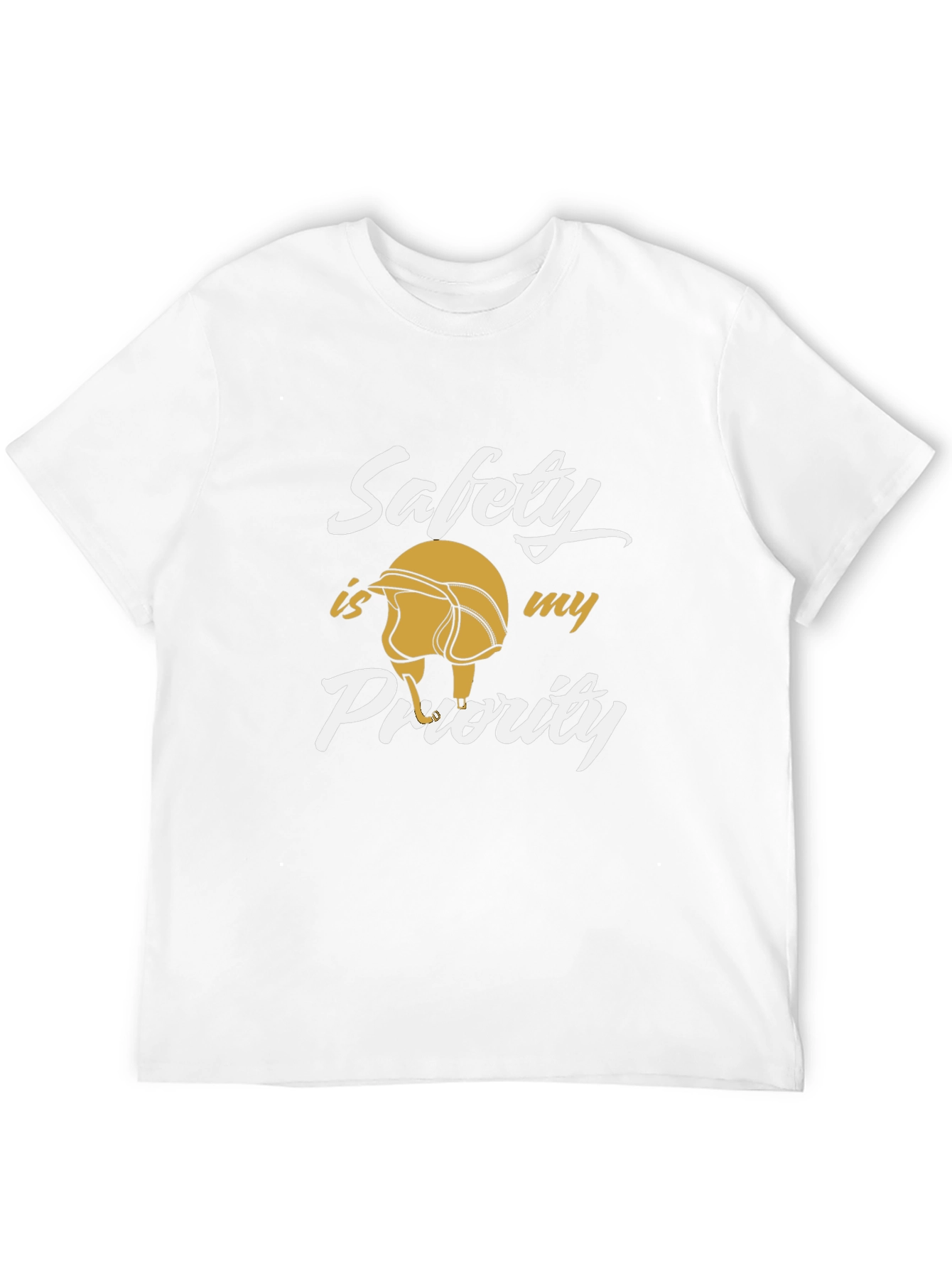 Safety First T-Shirt | Motorcycle Helmet Graphic Tee
