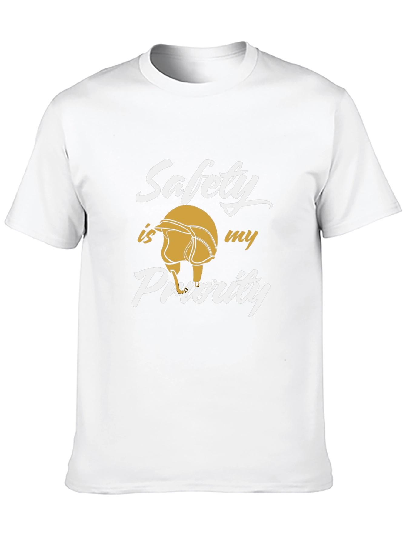 Safety First T-Shirt | Motorcycle Helmet Graphic Tee