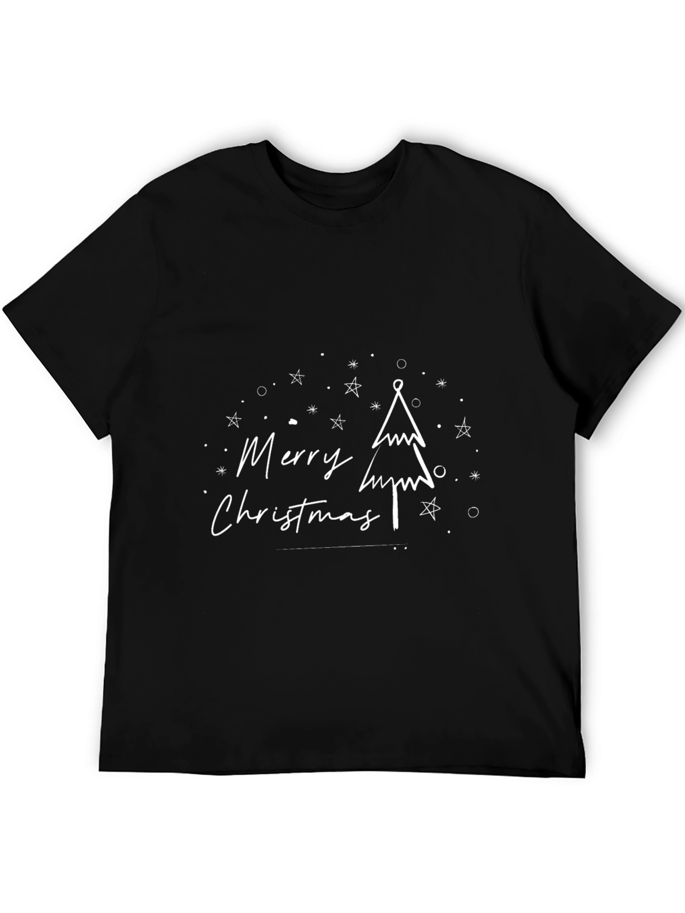 Merry Christmas Graphic Tee - Holiday Festive Shirt
