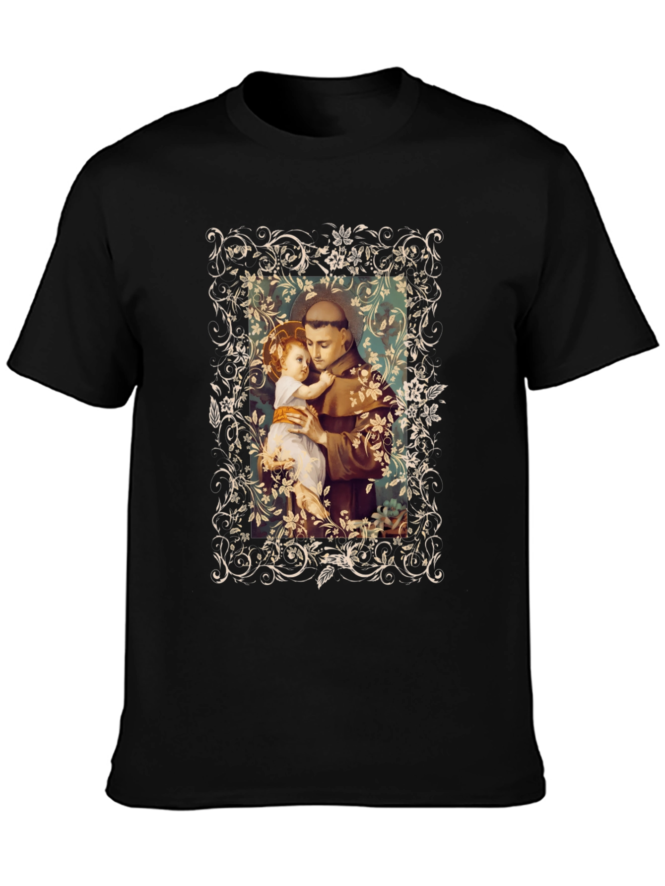 Saint Anthony & Baby Jesus Graphic T-Shirt