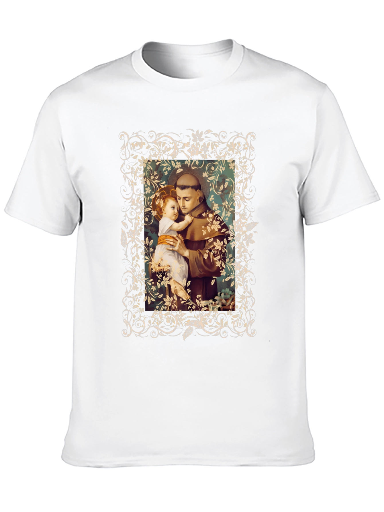 Saint Anthony & Baby Jesus Graphic T-Shirt