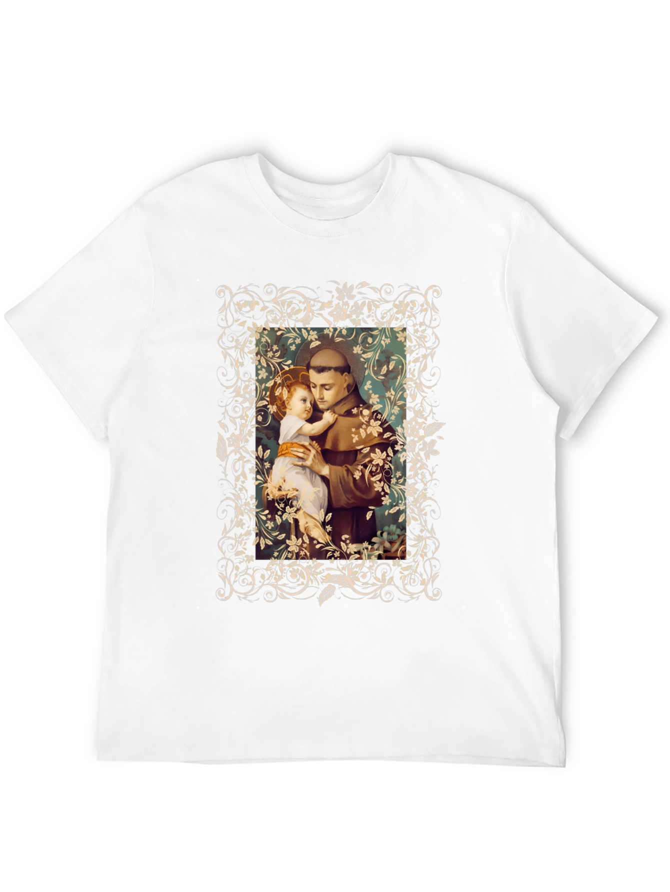 Saint Anthony & Baby Jesus Graphic T-Shirt