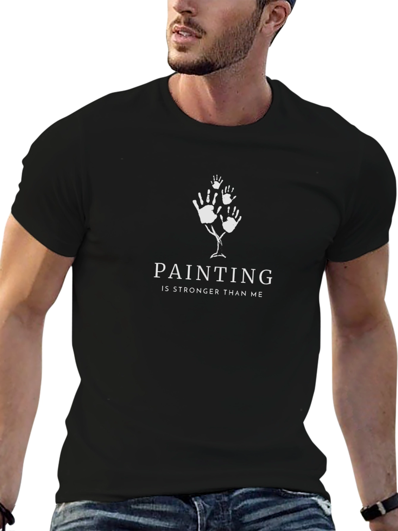 Artistic Painting Strength Graphic Tee
