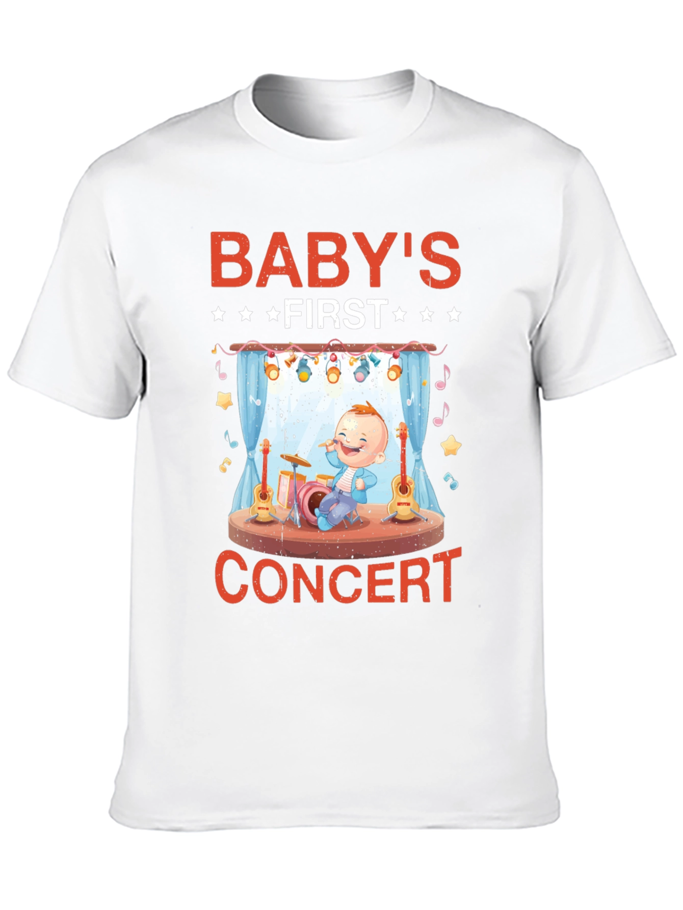 Babys First Concert Black T-Shirt