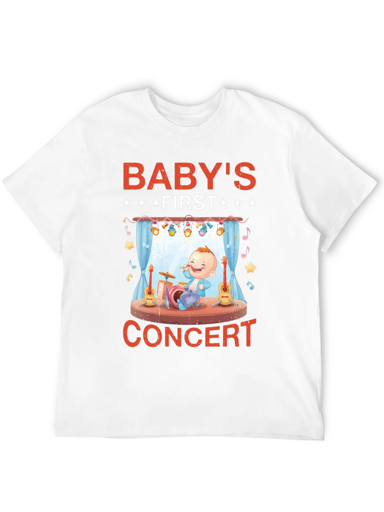 Babys First Concert Black T-Shirt