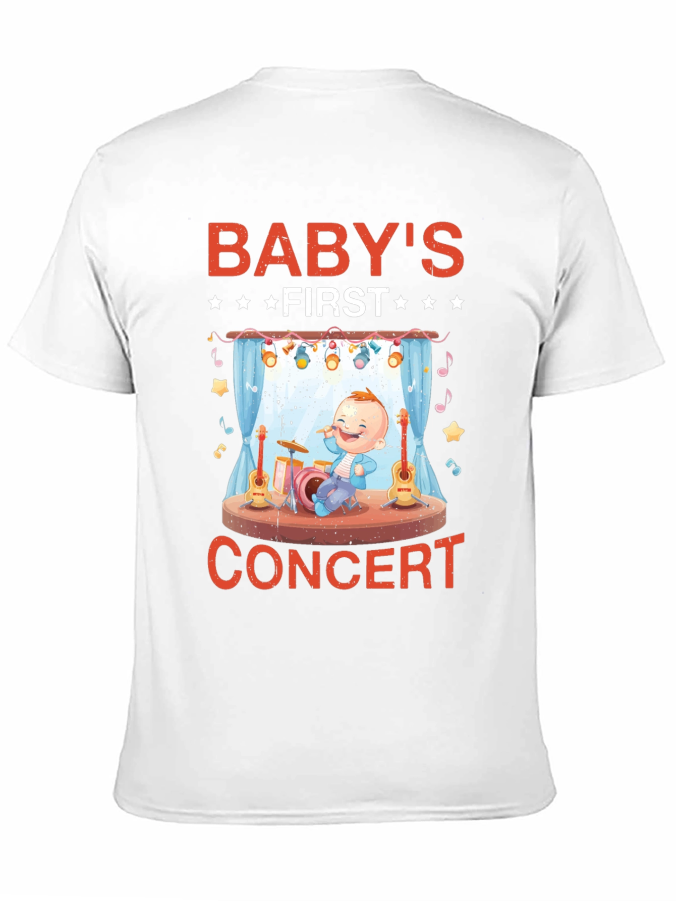Babys First Concert Black T-Shirt