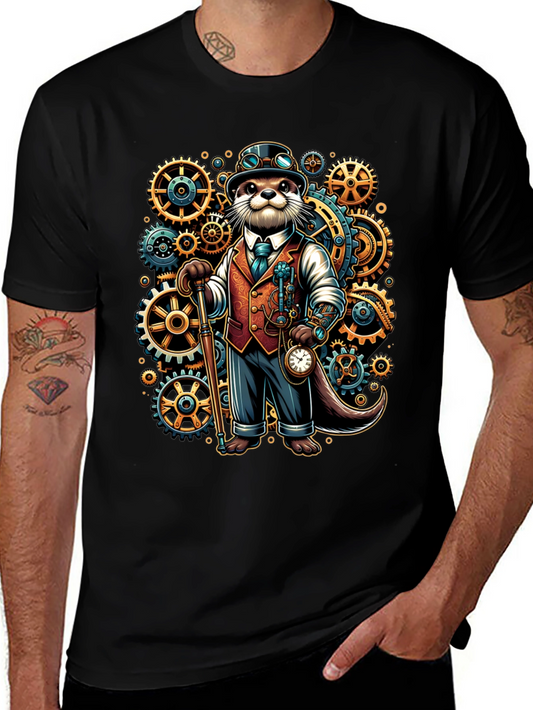 Steampunk Otter Graphic Tee