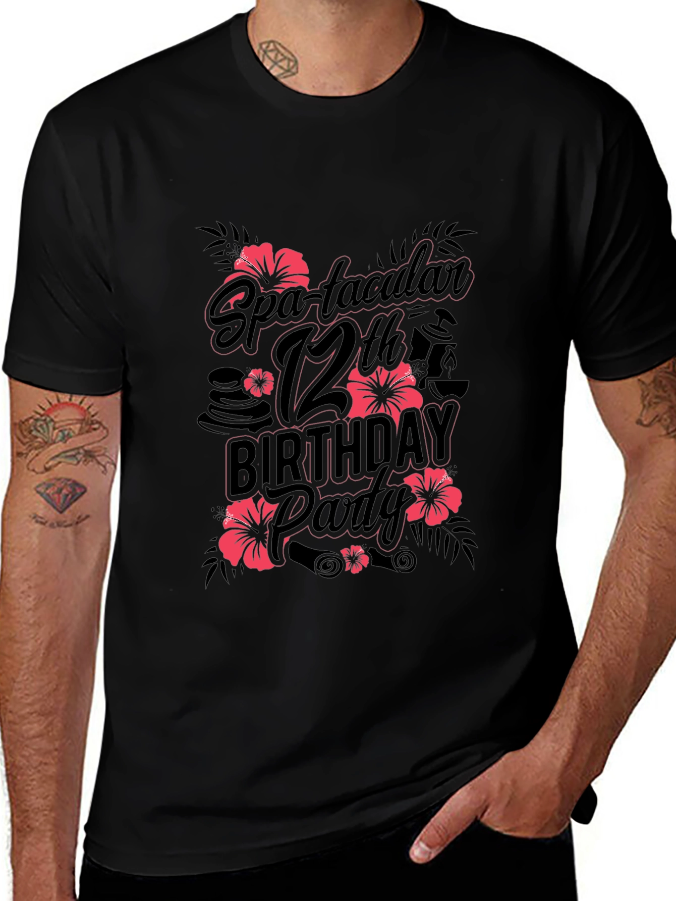 Spa-tacular 12th Birthday Party T-Shirt