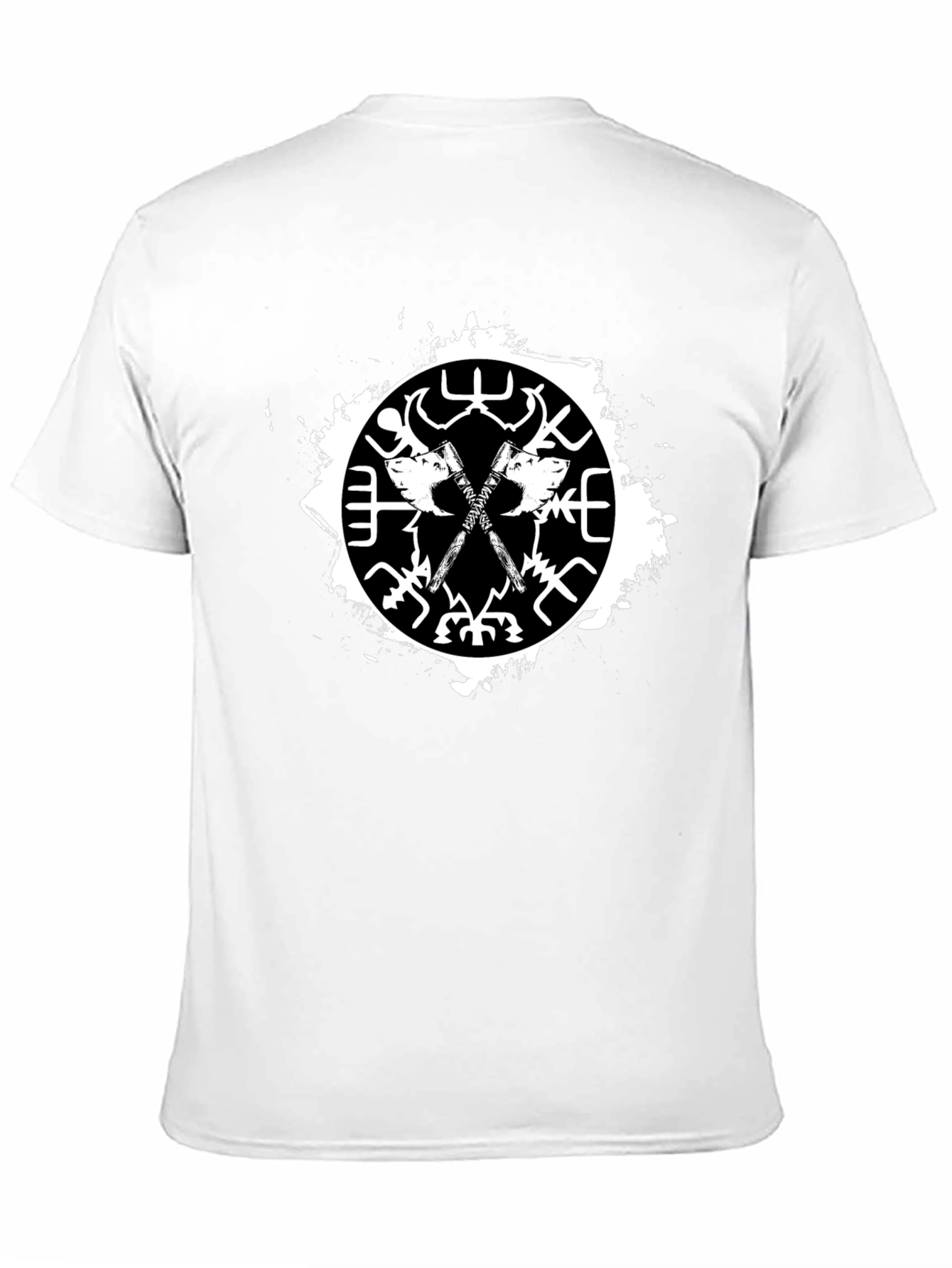 Viking Axes T-Shirt - Mens Black Graphic Tee