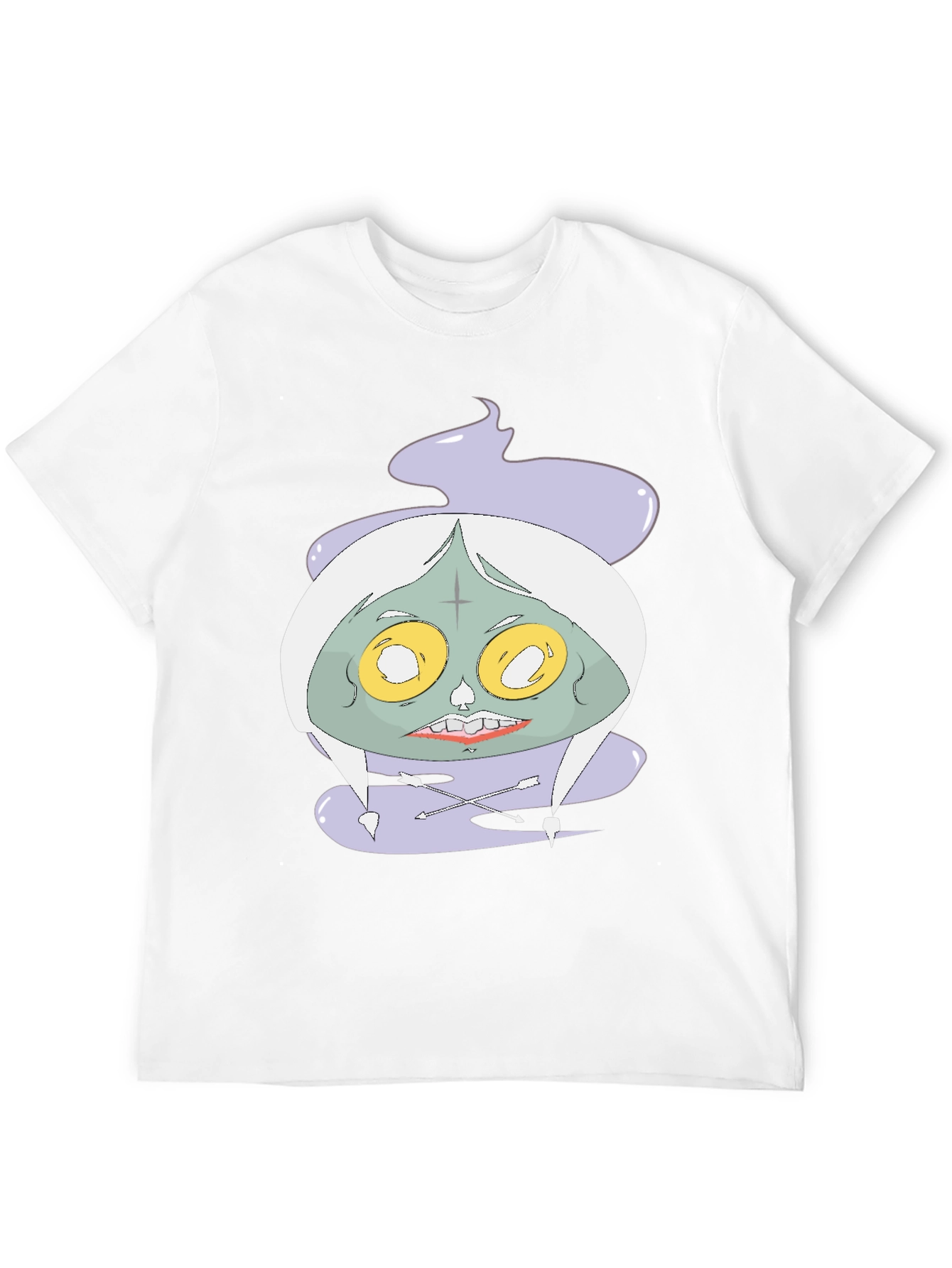 Spooky Graphic Tee - Unique Cartoon Zombie Design