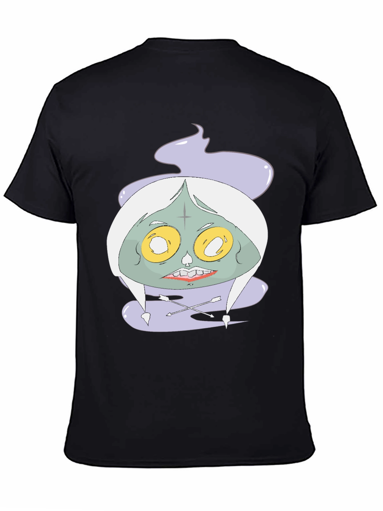 Spooky Graphic Tee - Unique Cartoon Zombie Design