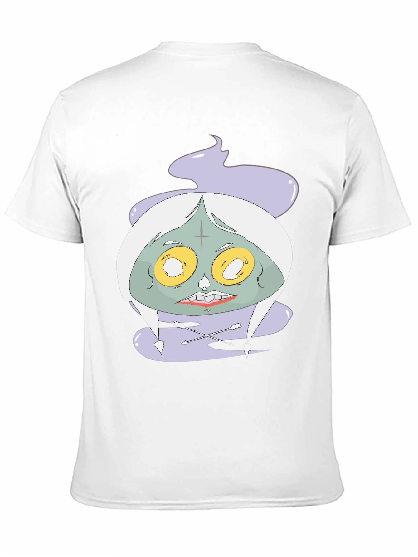 Spooky Graphic Tee - Unique Cartoon Zombie Design