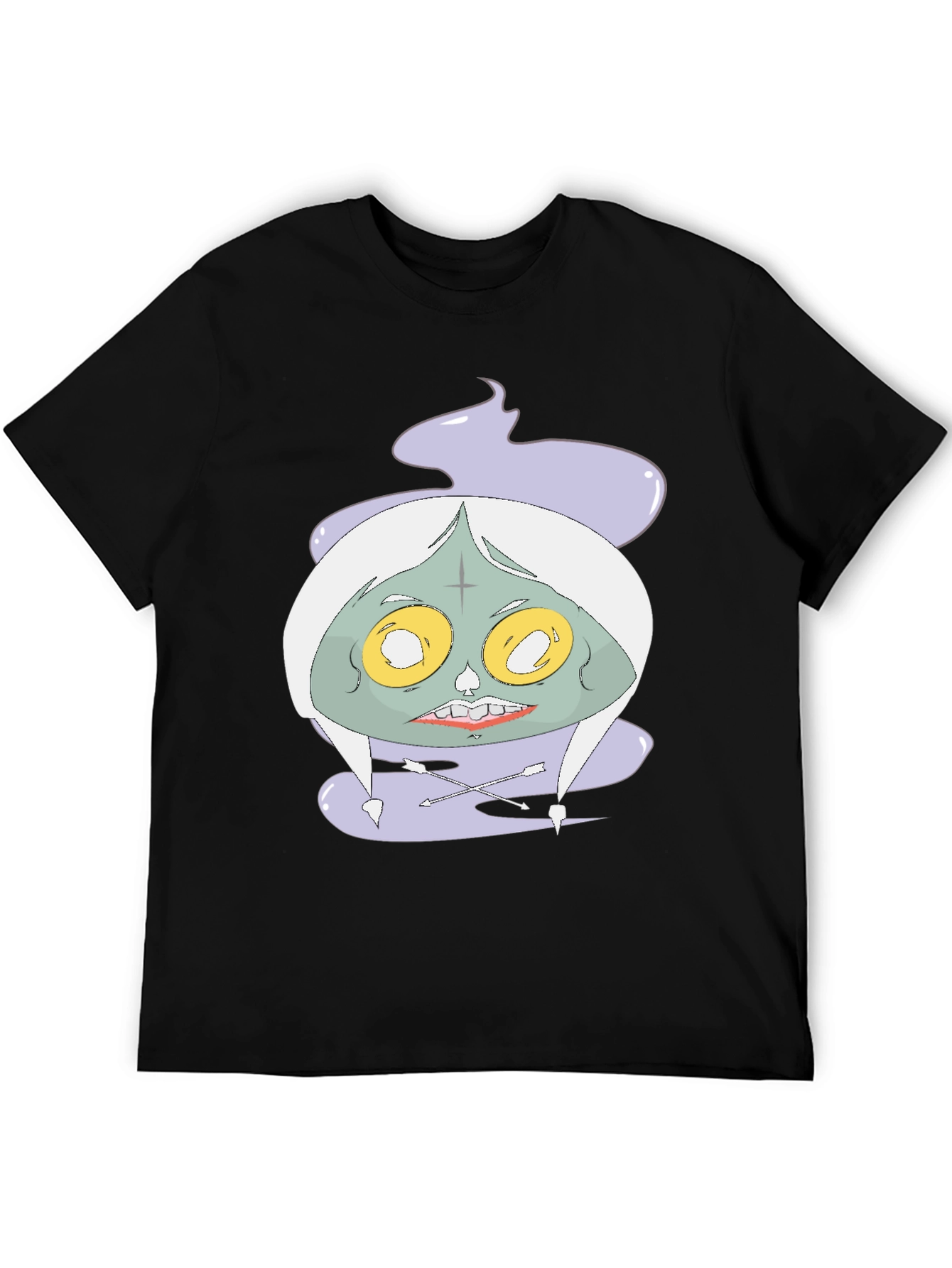 Spooky Graphic Tee - Unique Cartoon Zombie Design