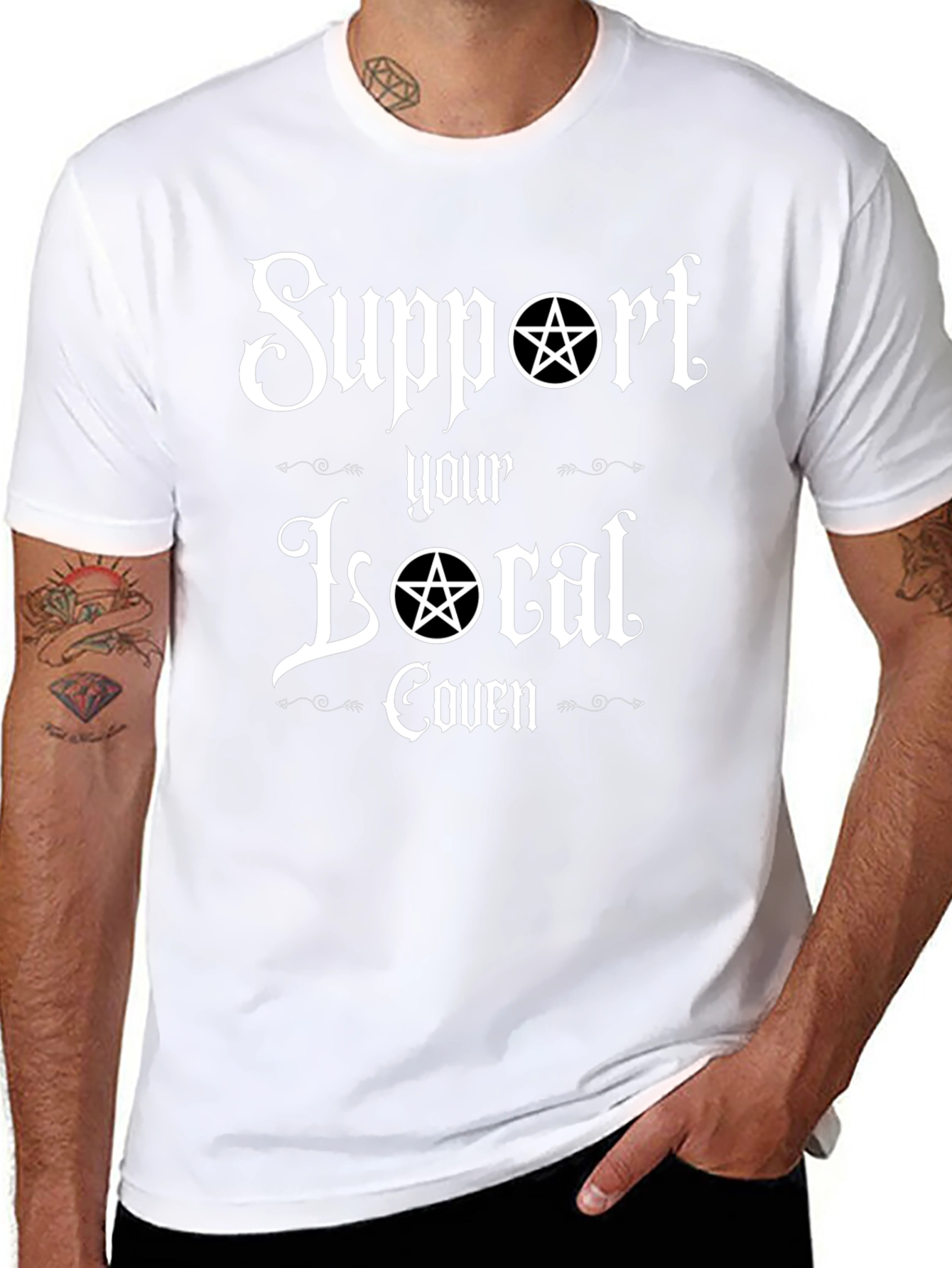 Support Your Local Coven T-Shirt - Witchy Tee