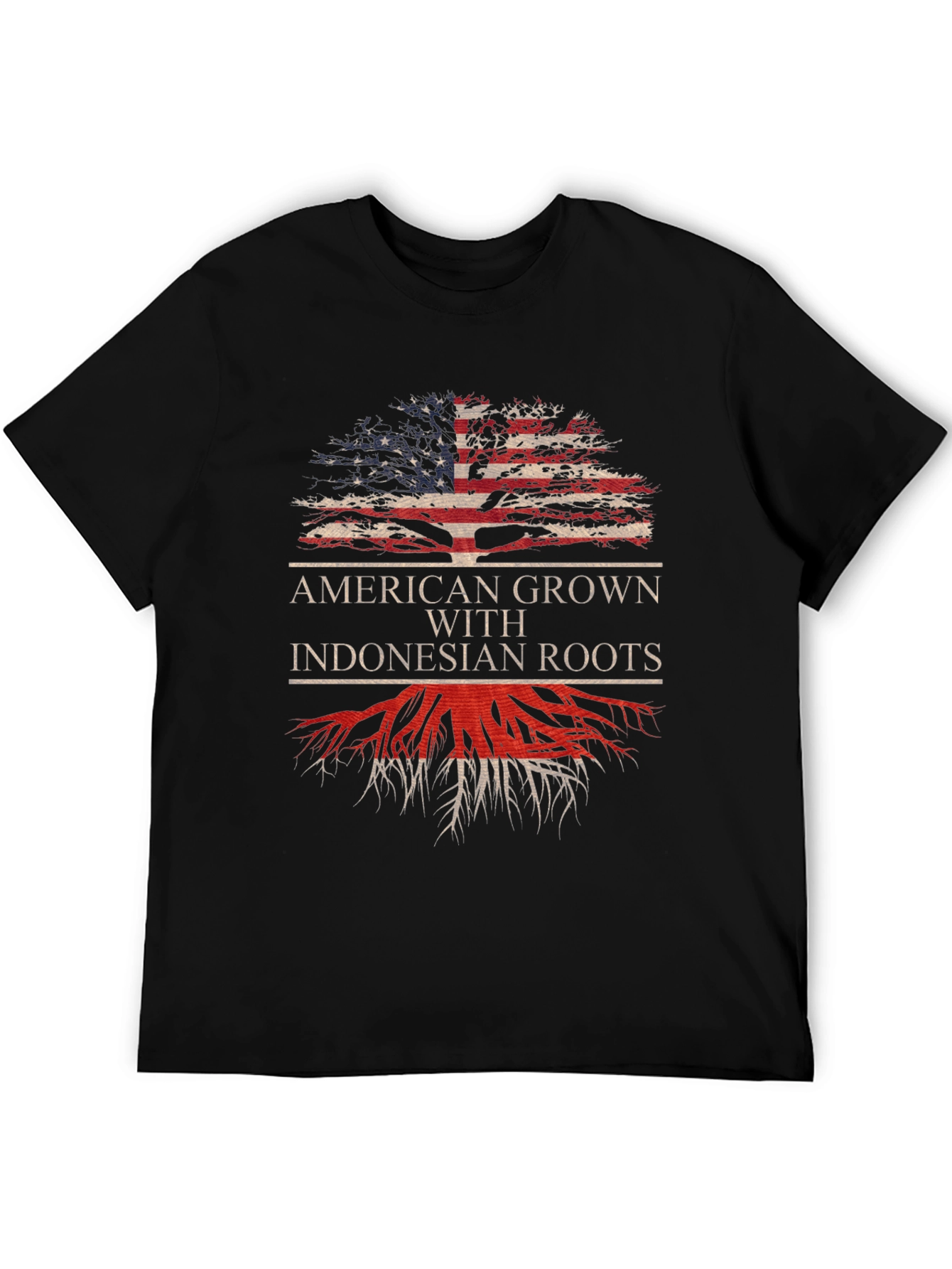 American Grown Indonesian Roots Graphic Tee