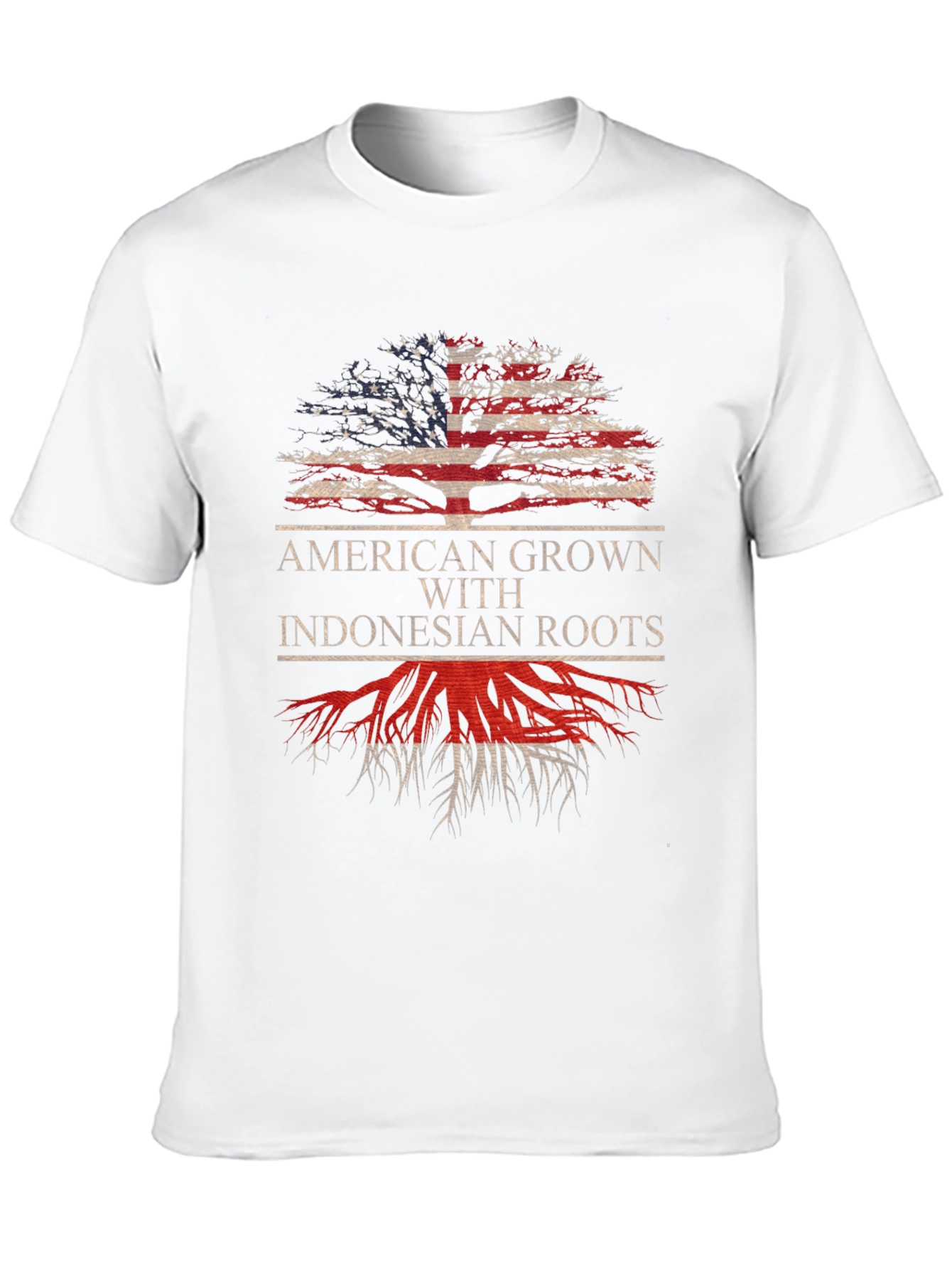 American Grown Indonesian Roots Graphic Tee