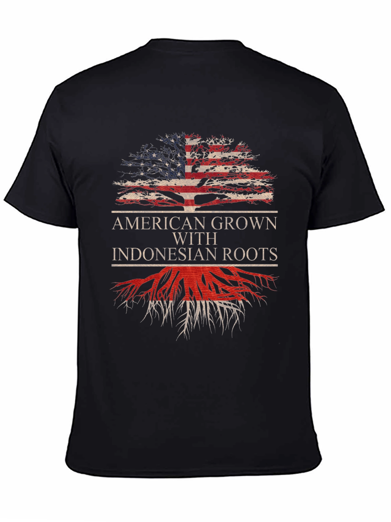 American Grown Indonesian Roots Graphic Tee