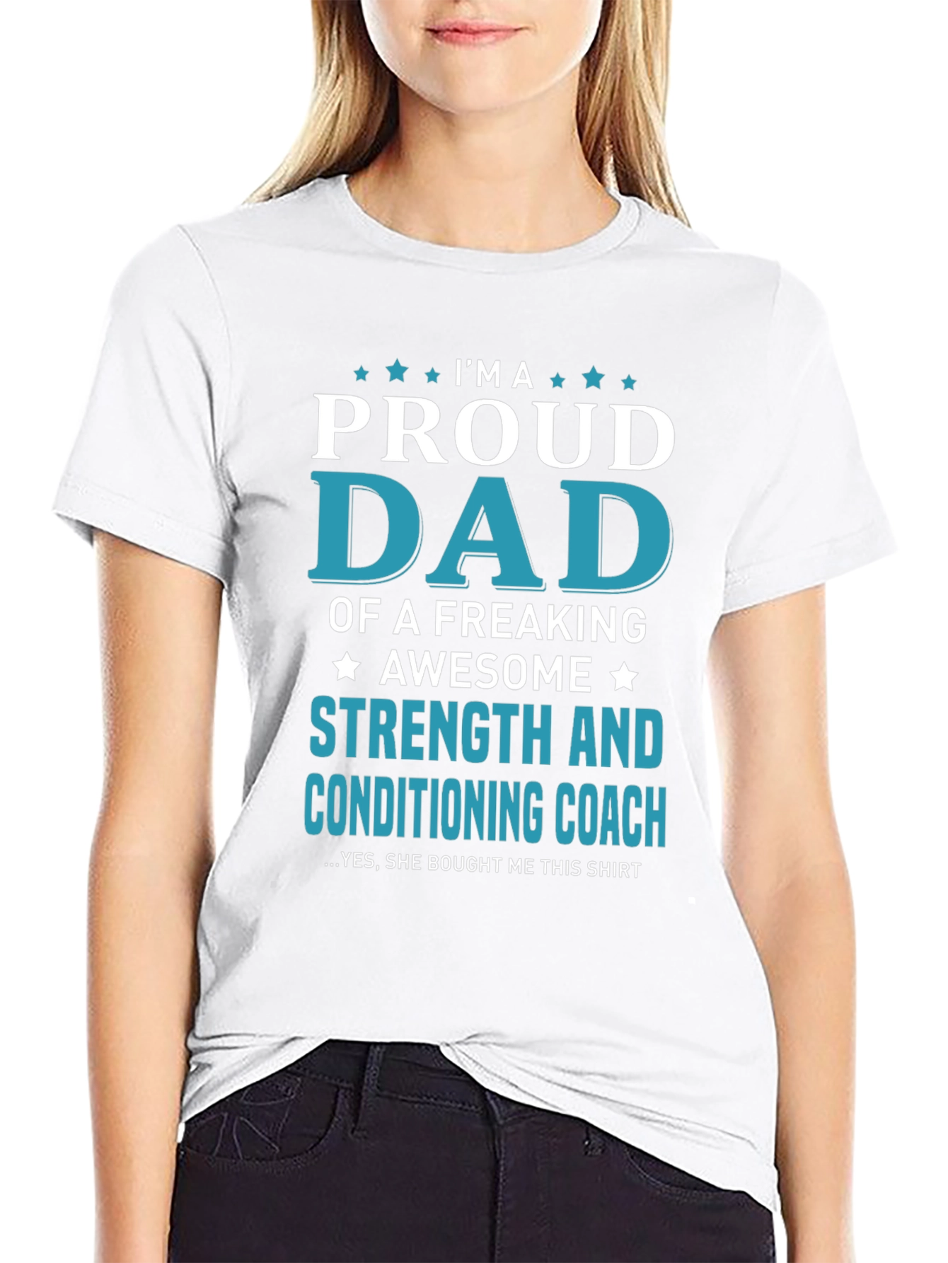 Proud Dad Strength & Conditioning Coach T-Shirt