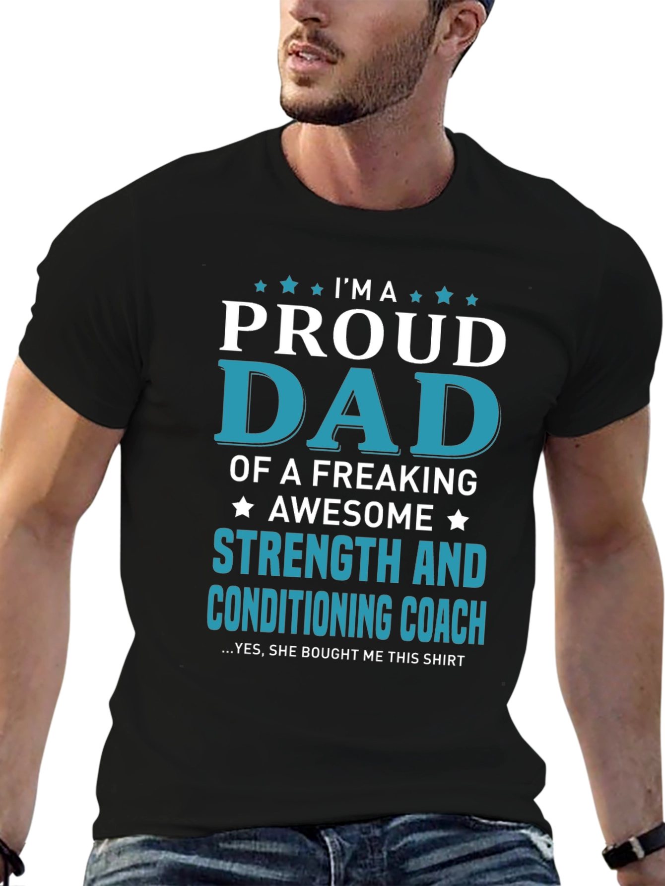 Proud Dad Strength & Conditioning Coach T-Shirt