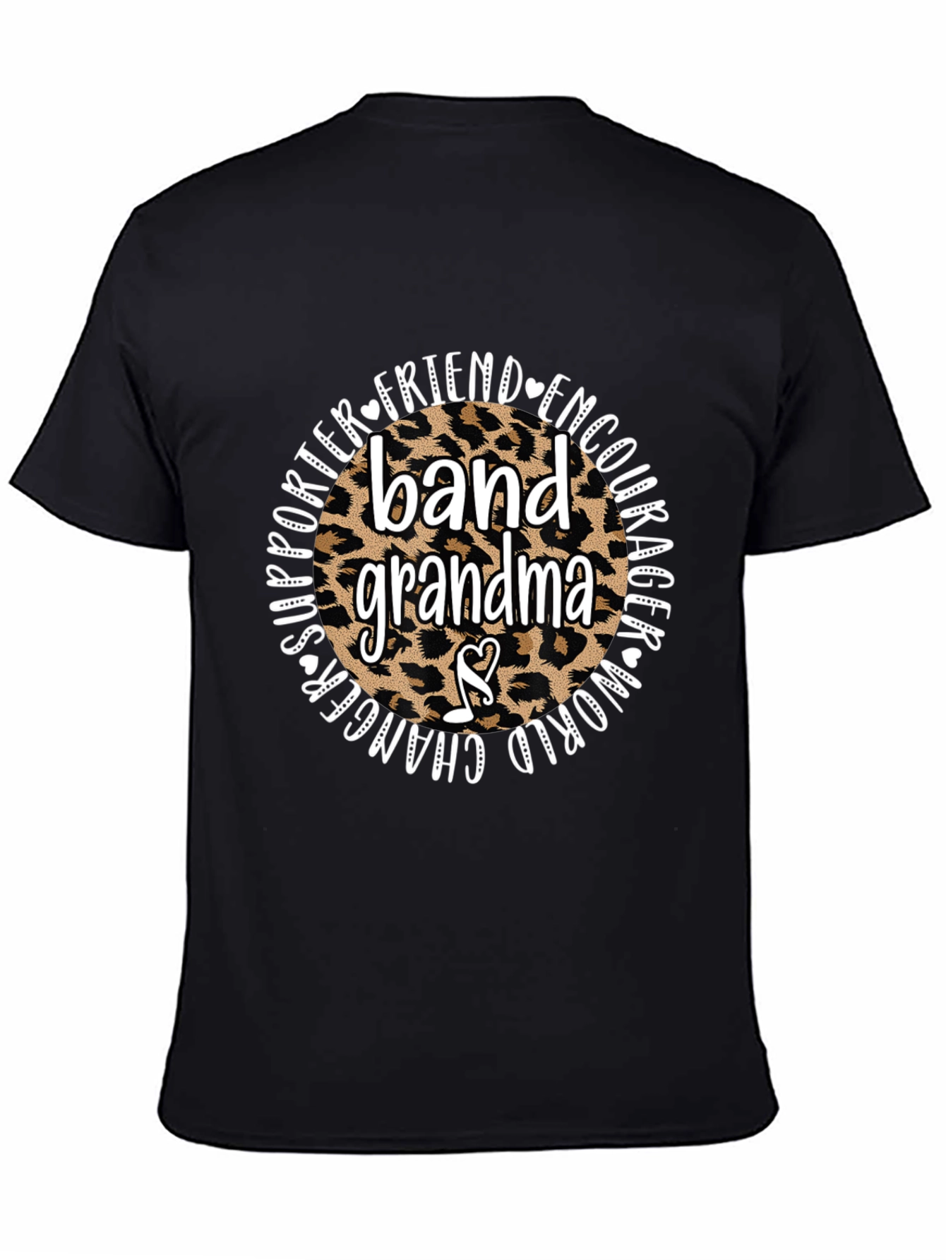 Band Grandma Leopard Print T-Shirt