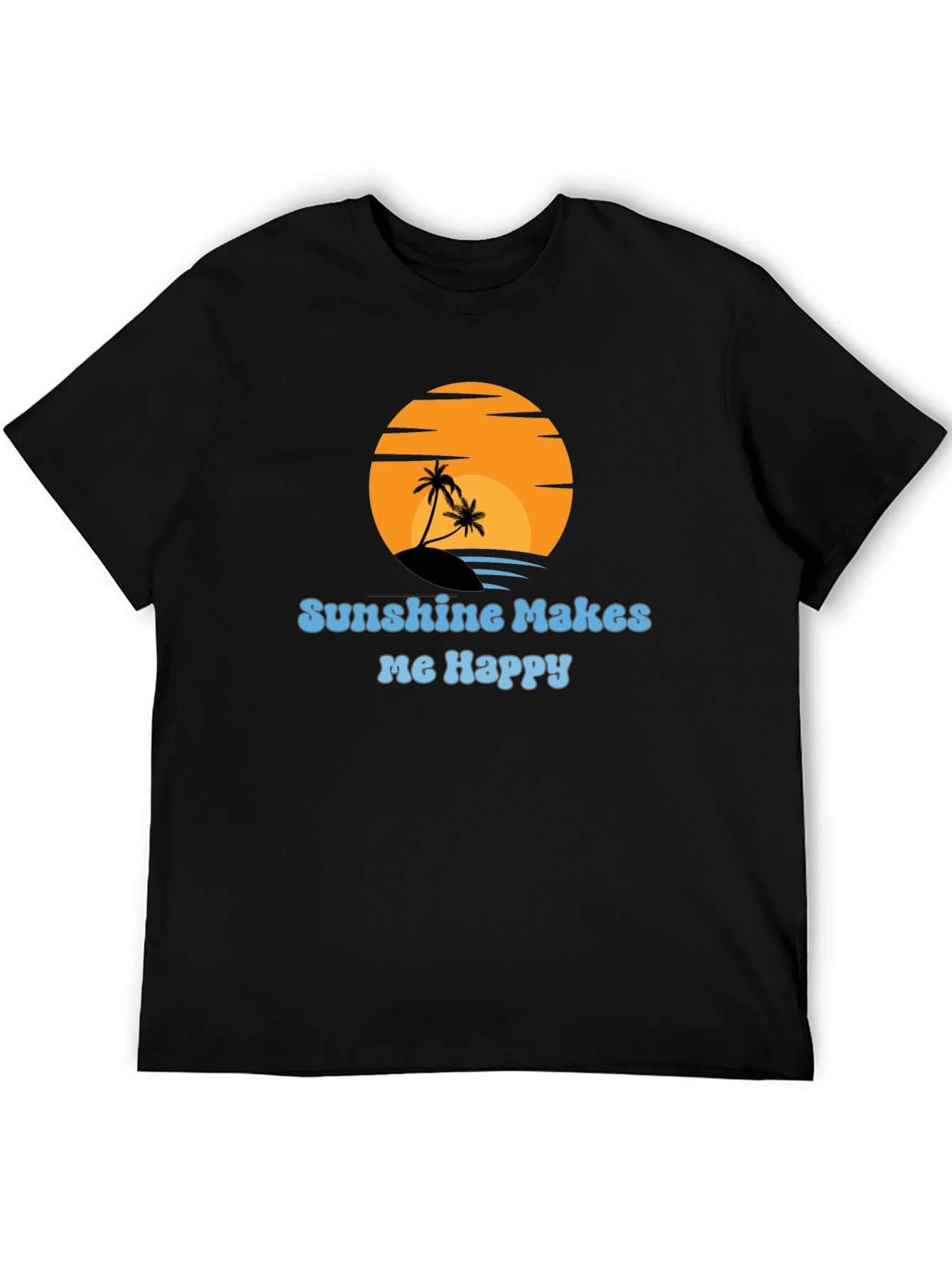Sunshine Makes Me Happy Graphic T-Shirt