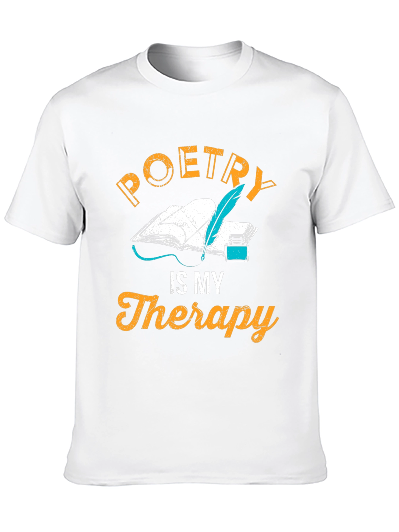 Poetry is My Therapy T-Shirt - Writers Gift